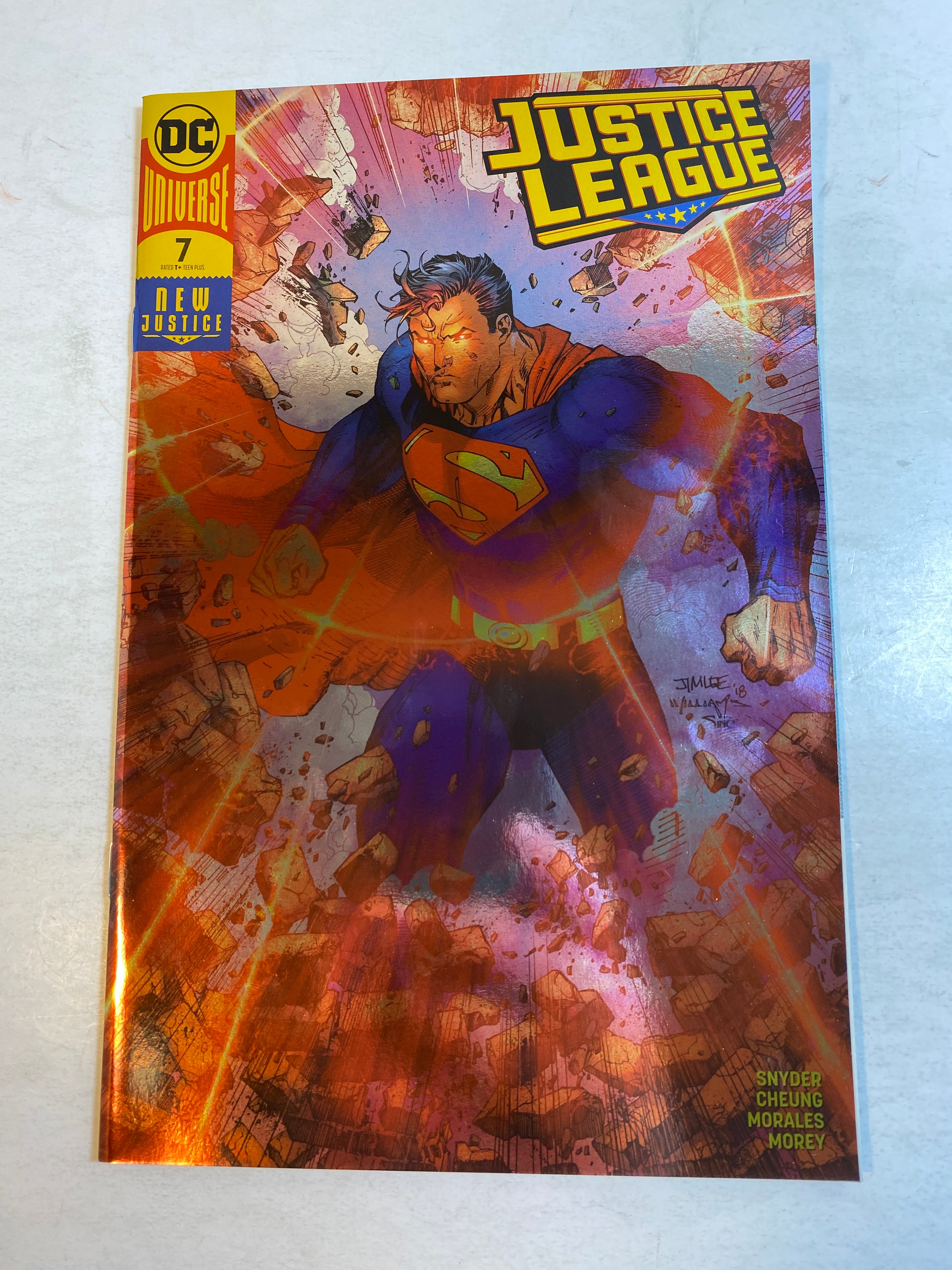 Justice League #7 2018 DC Boutique Foil Variant