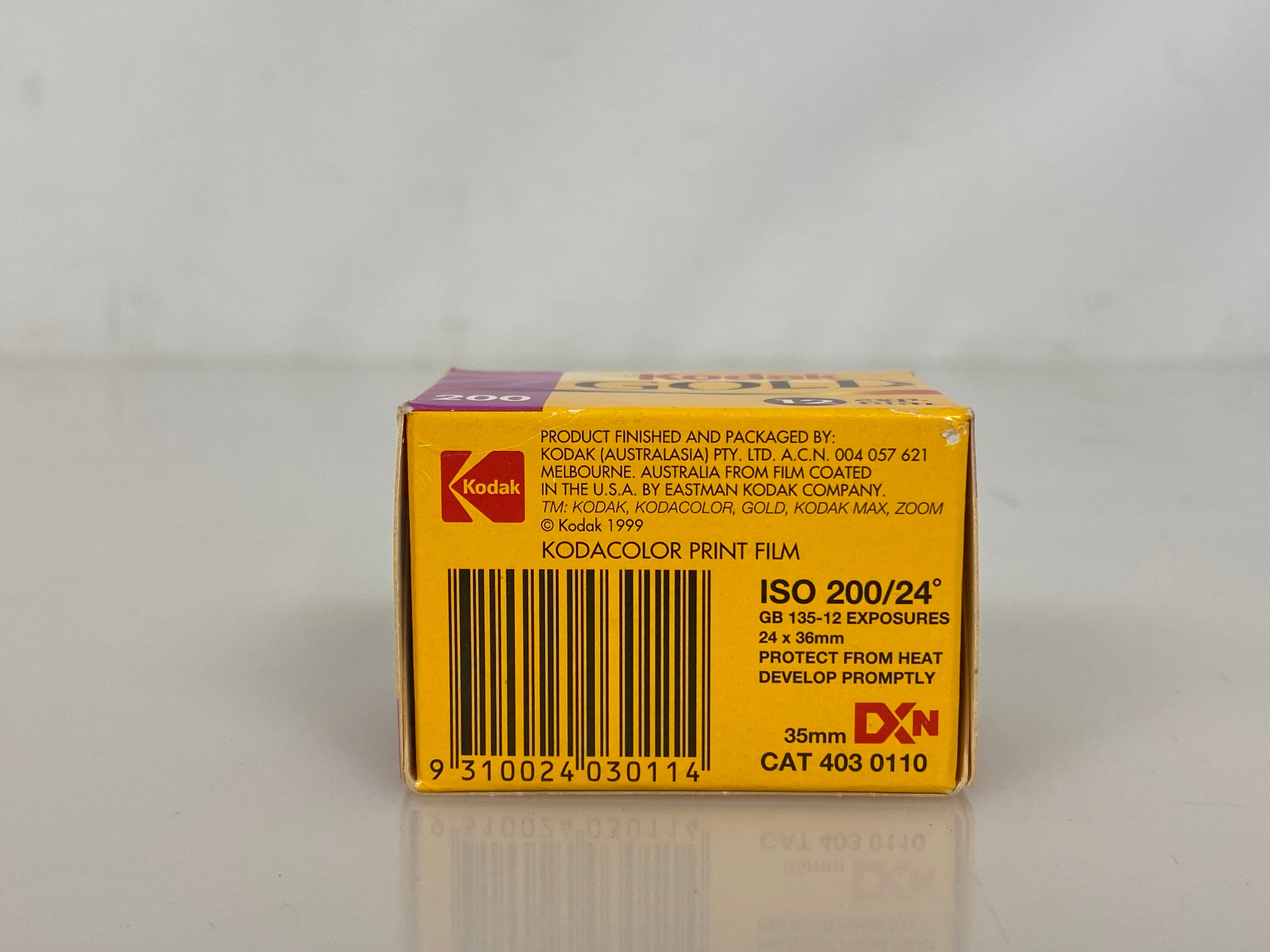 Kodak Gold - ISO 200 - 12 EXP Film
