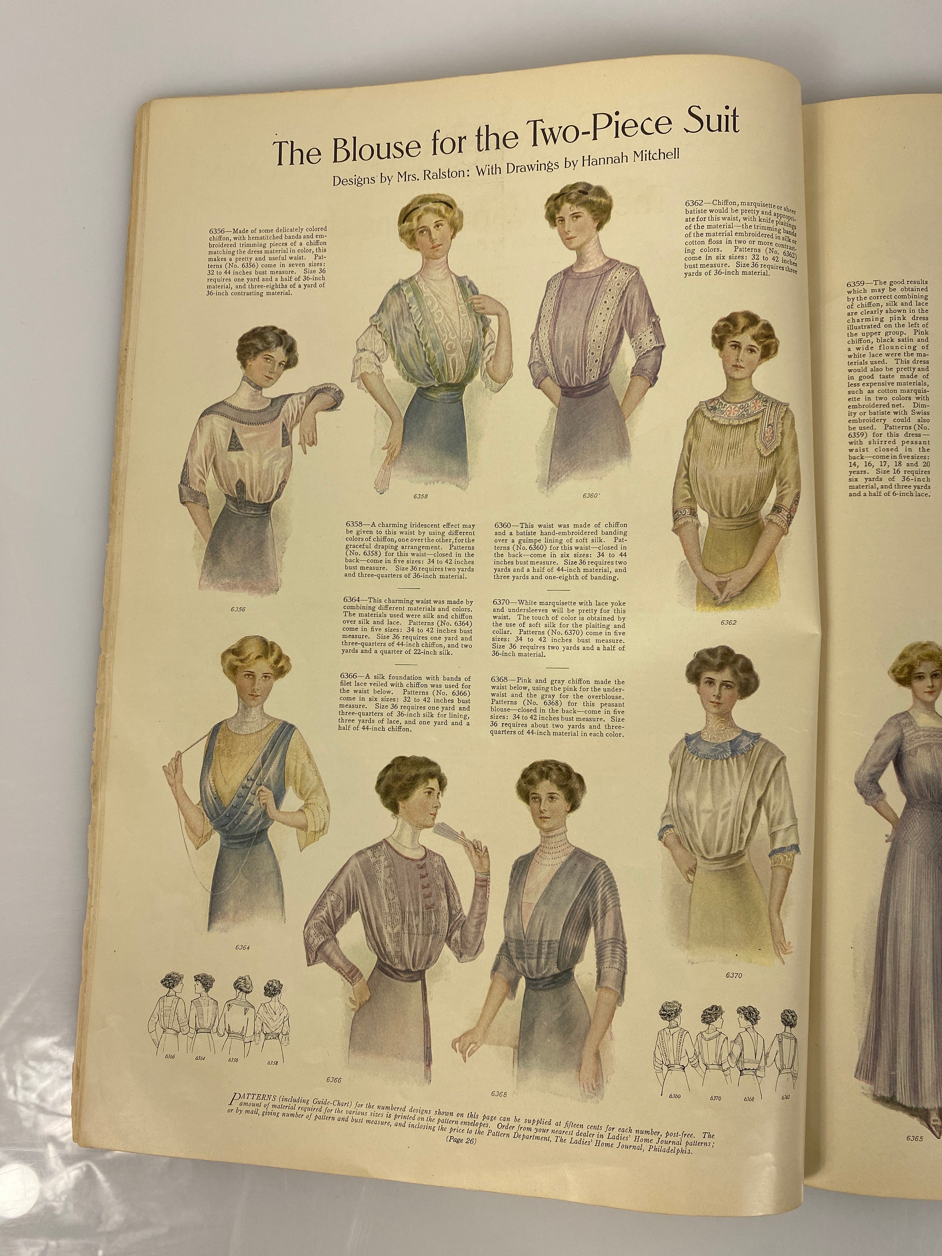 Ladies Home Journal 1911 (missing cover) vintage magazine advertisements