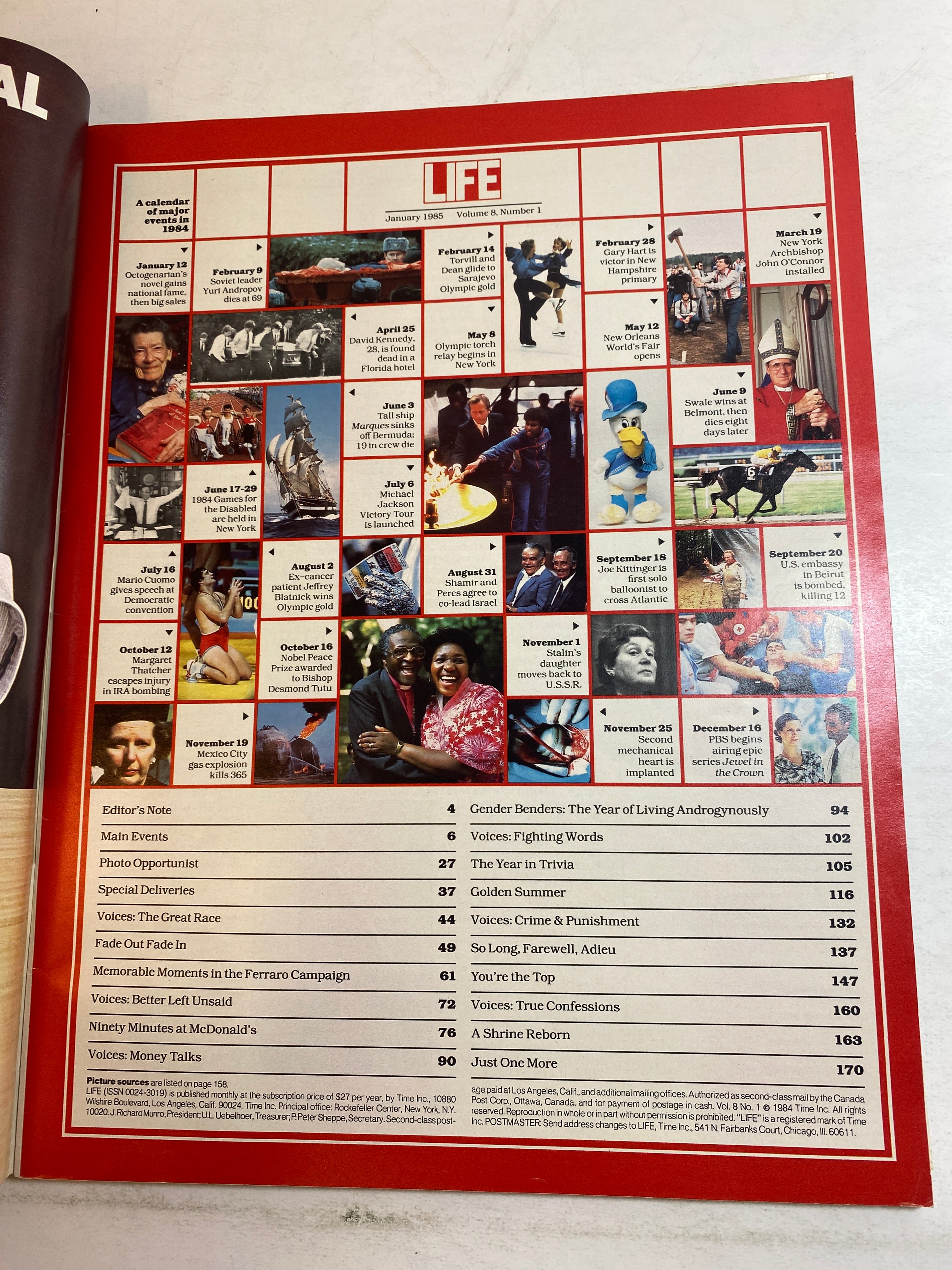 Life Magazine 1984 Special Issue January 1985