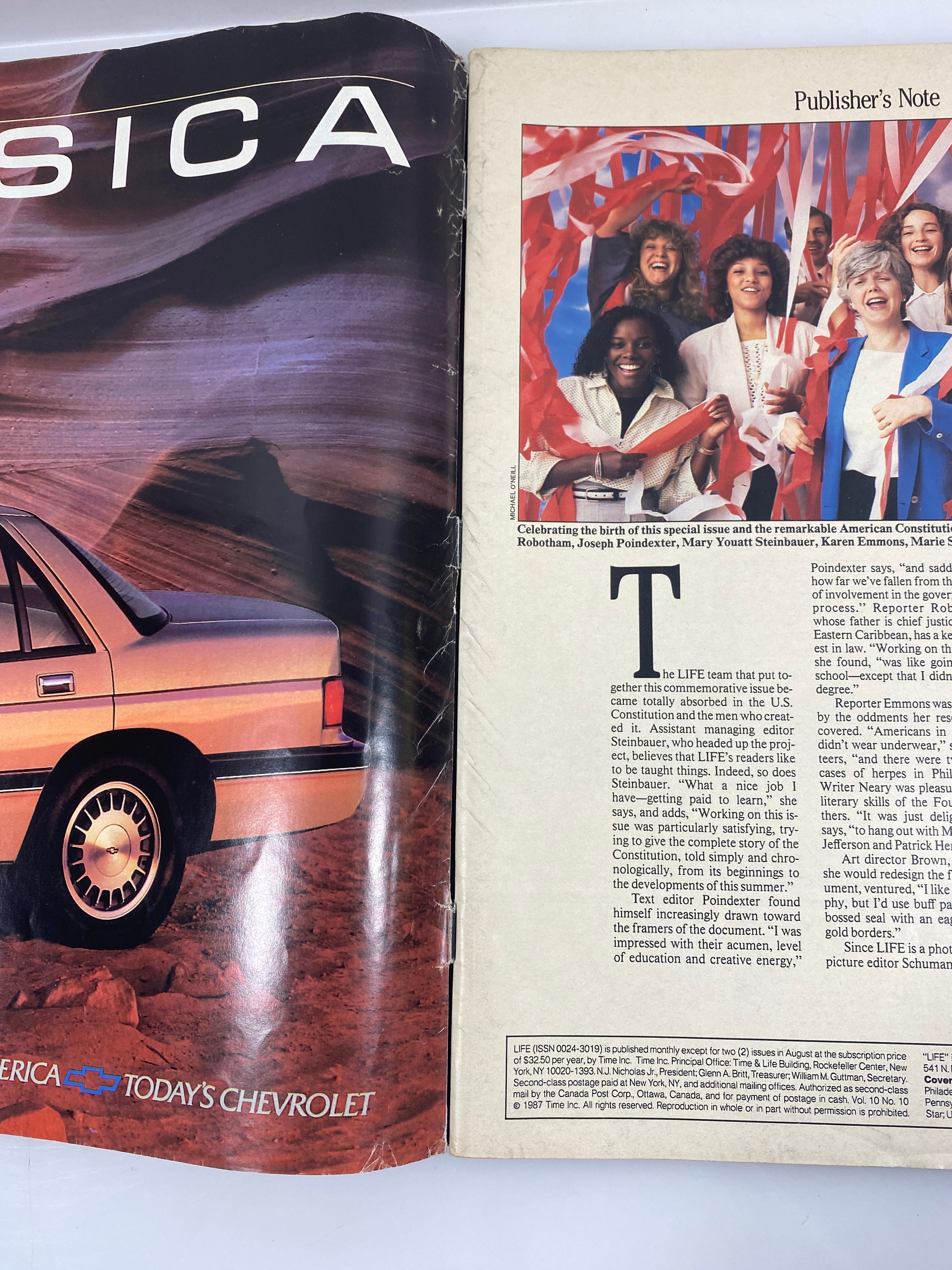 Life Magazine Constitution Issue Fall 1987