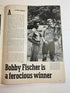 Life Magazine November 12, 1971 Bobby Fischer