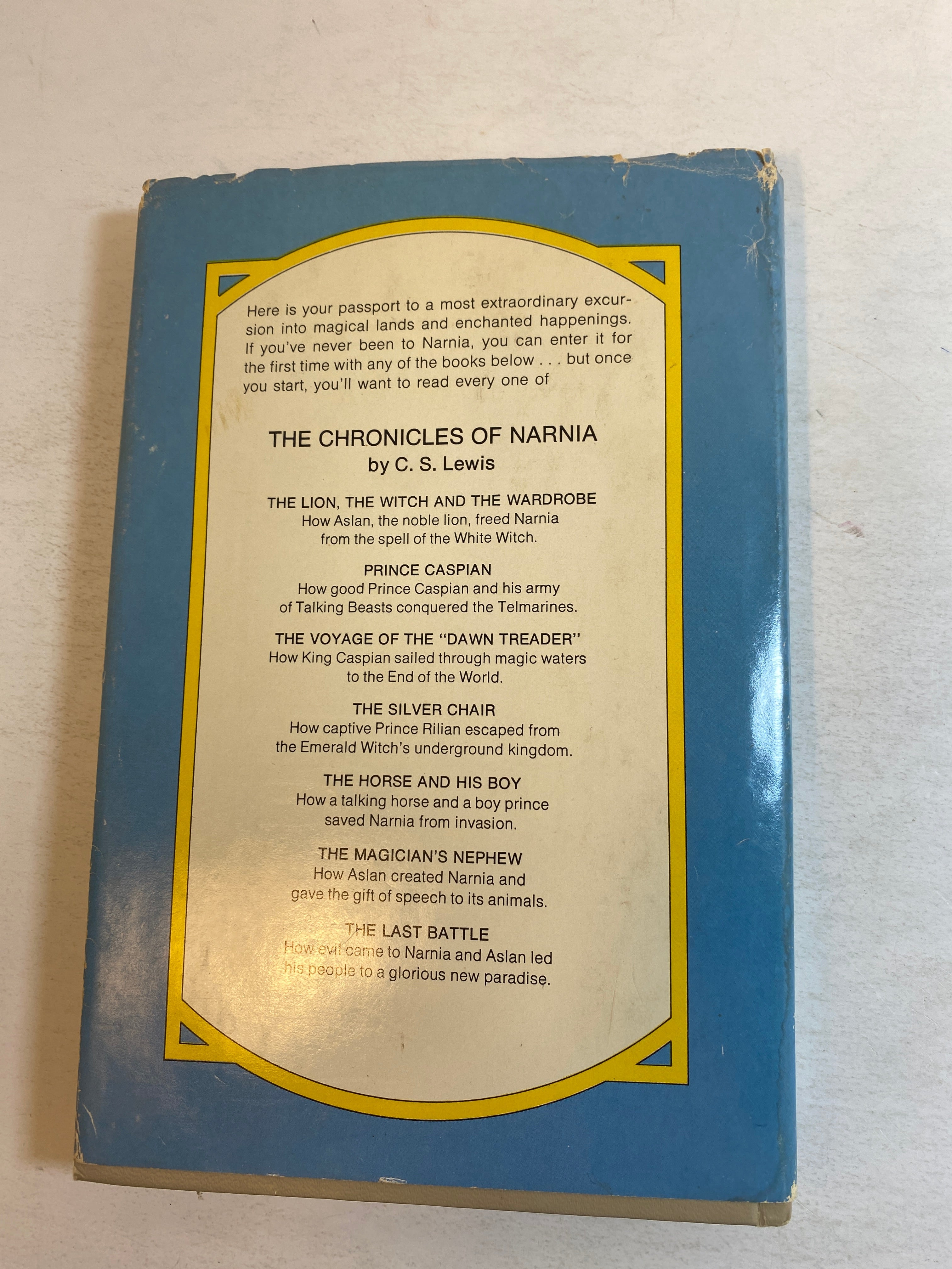 Lion, the Witch, and the Wardrobe CS Lewis HCDJ Book Club 1950