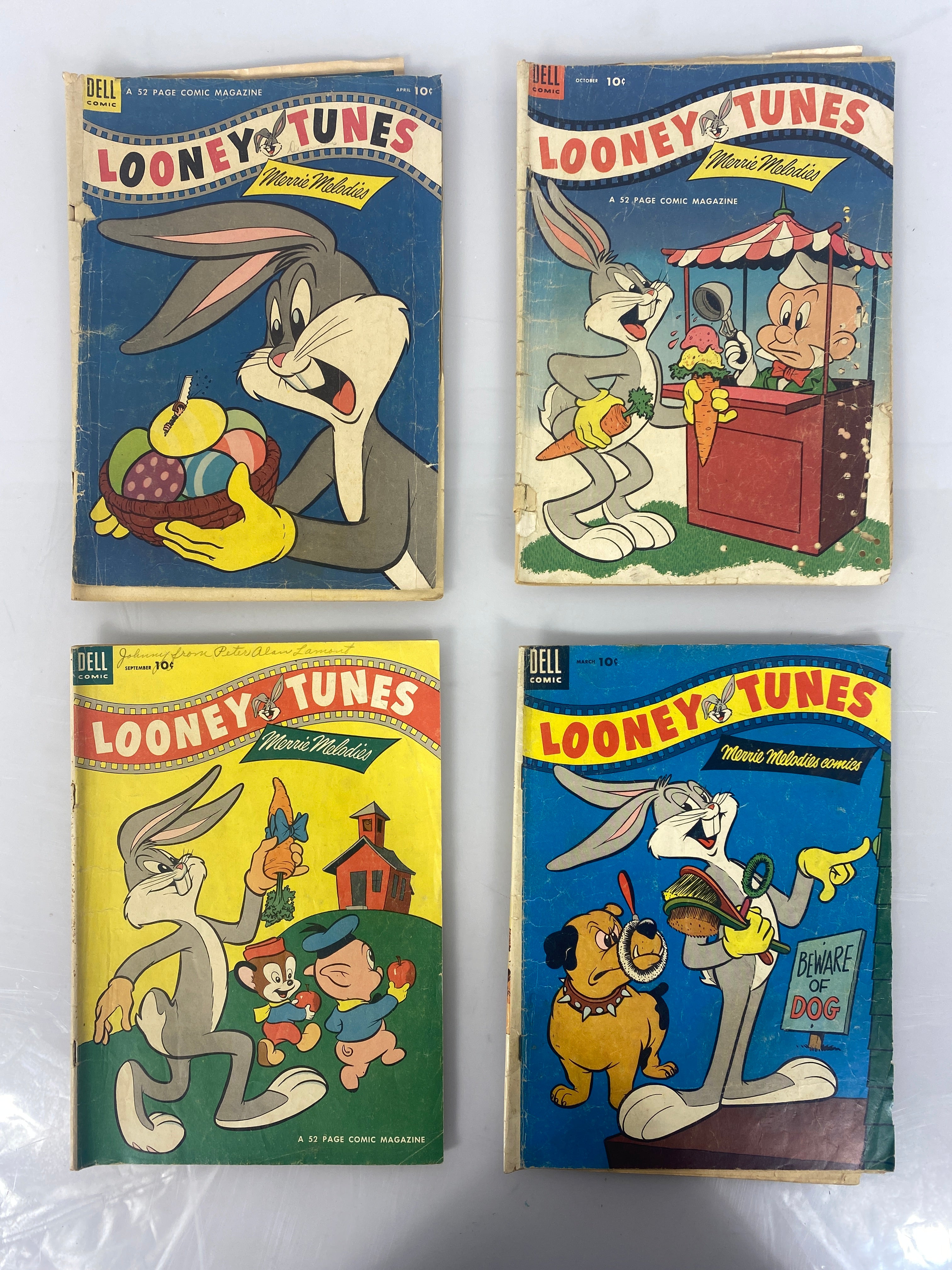 Looney Tunes Merrie Melodies Lot of 10 Dell Comics 1950-1955