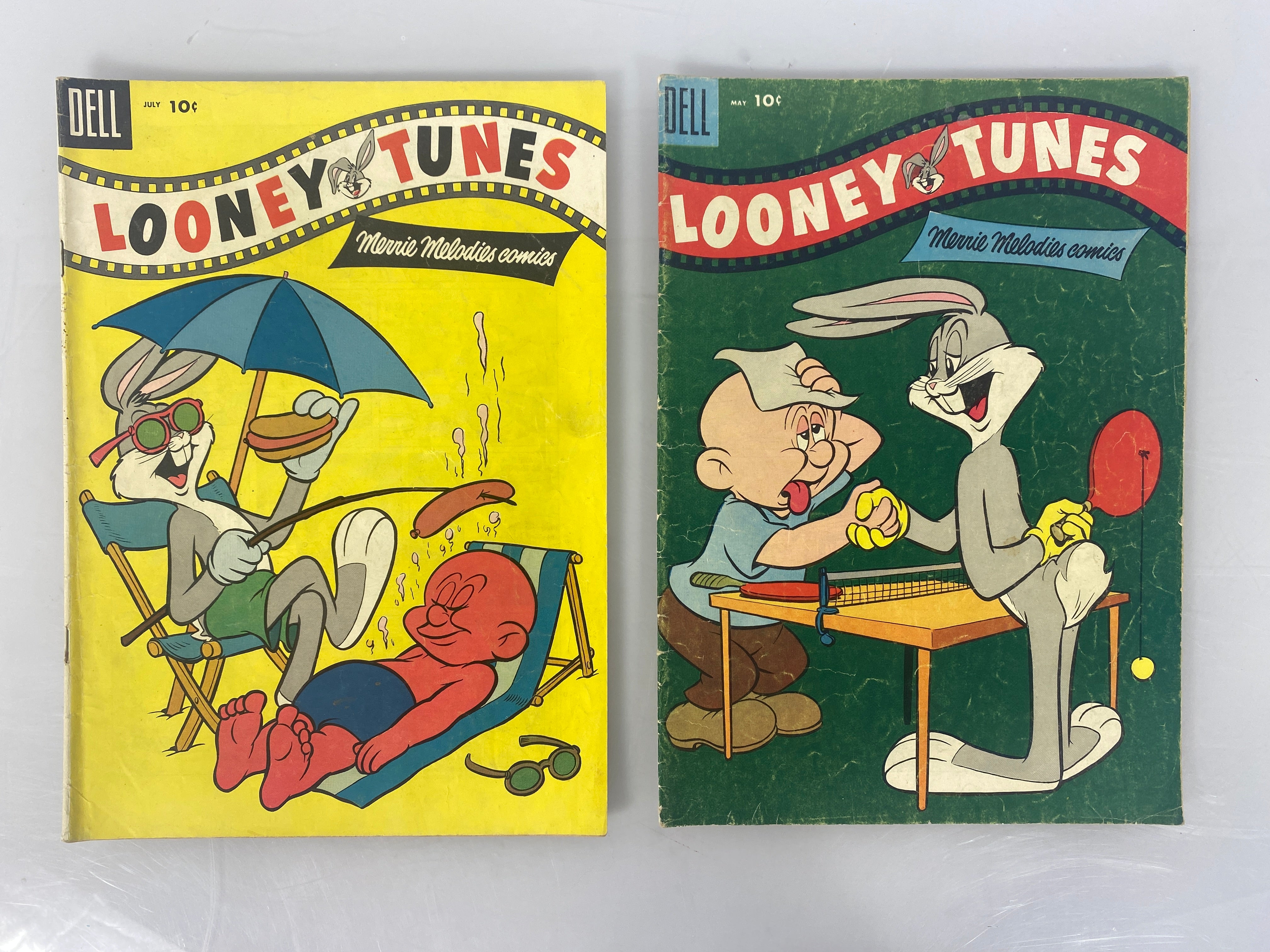 Looney Tunes Merrie Melodies Lot of 10 Dell Comics 1950-1955