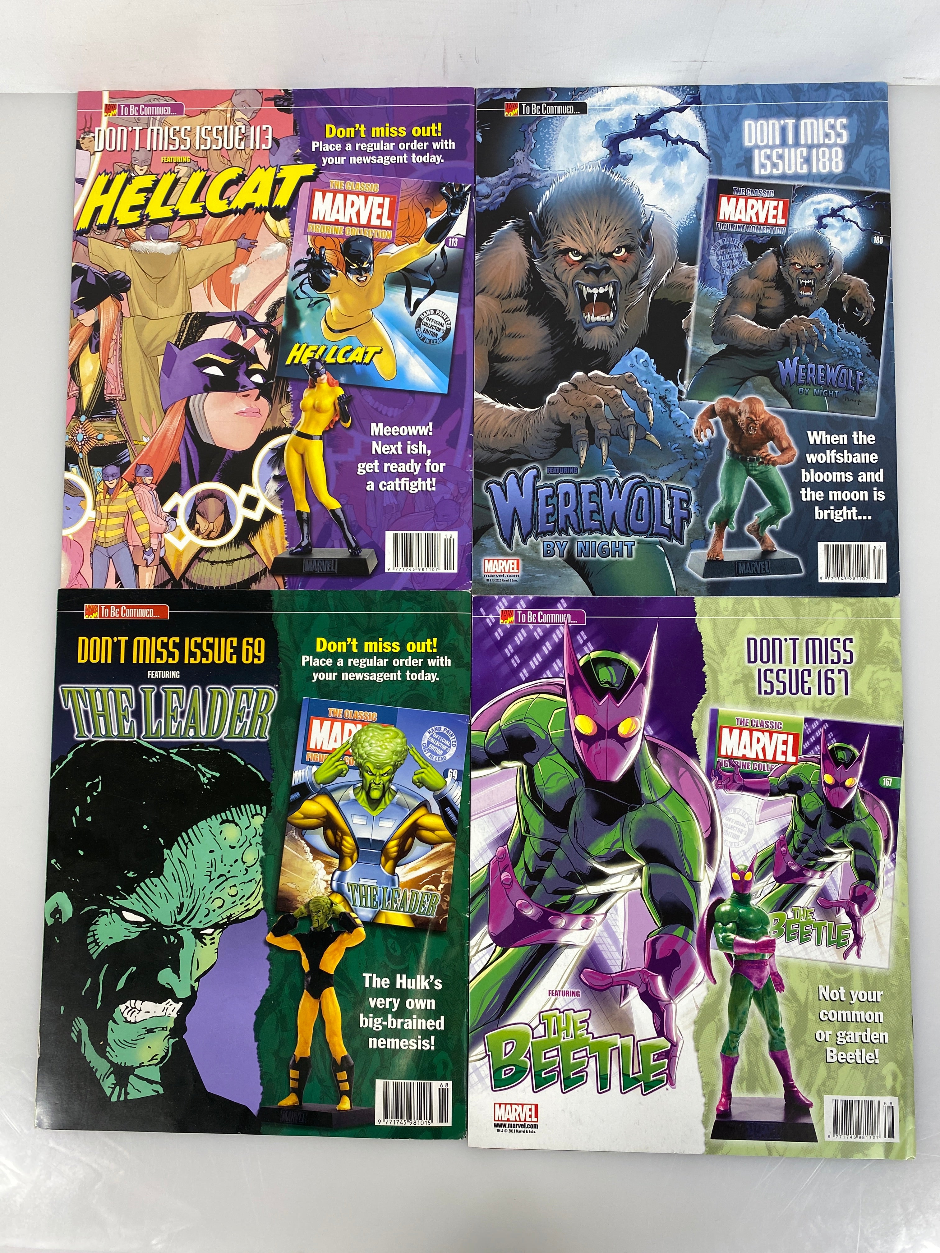 Lot of 10 Classic Marvel Figurine Magazine Lot 15-193 2005-2013