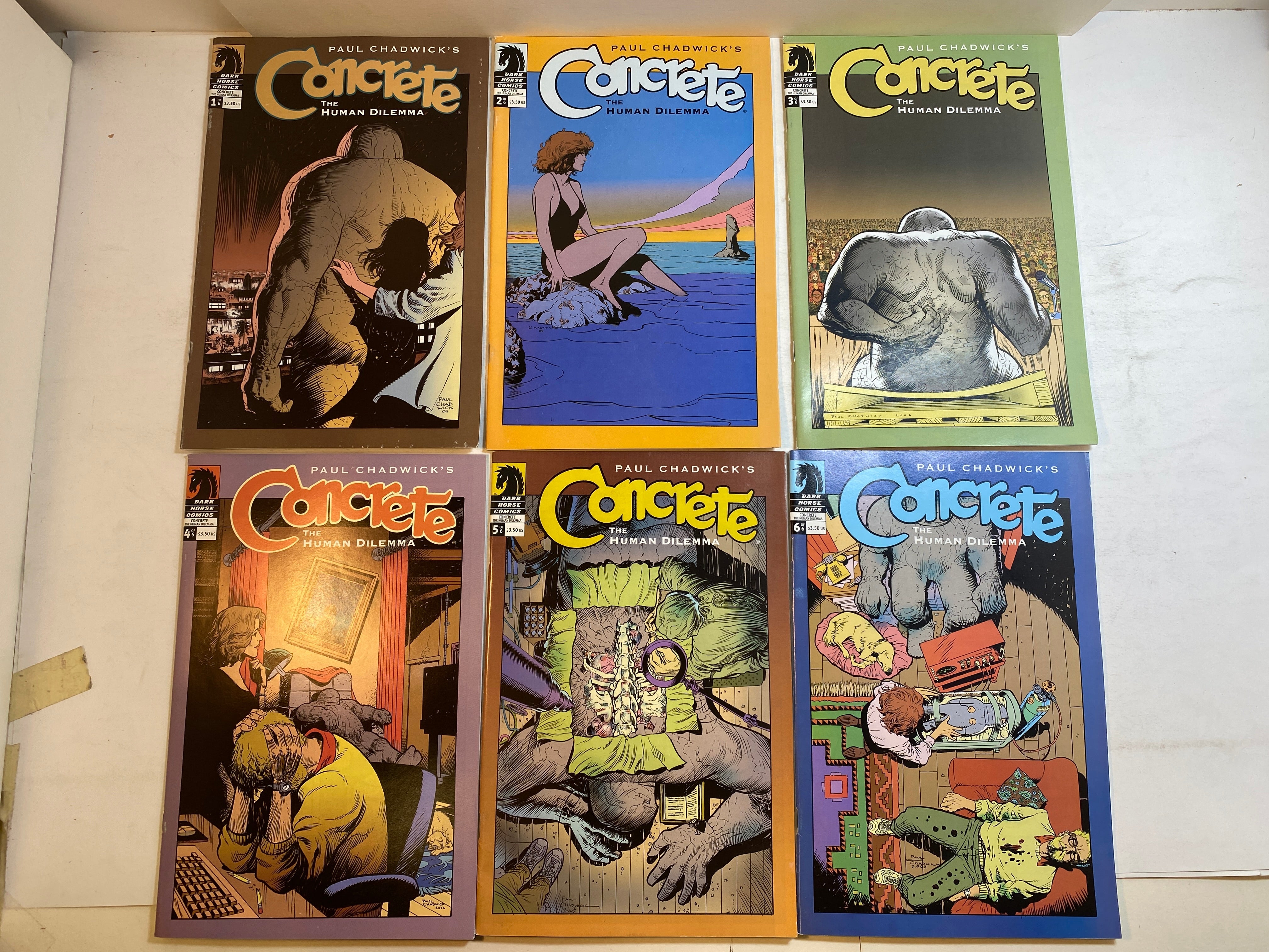 Lot of 10 Concrete Dark Horse Comics Killer Smile Human Dilemma 1994-2005