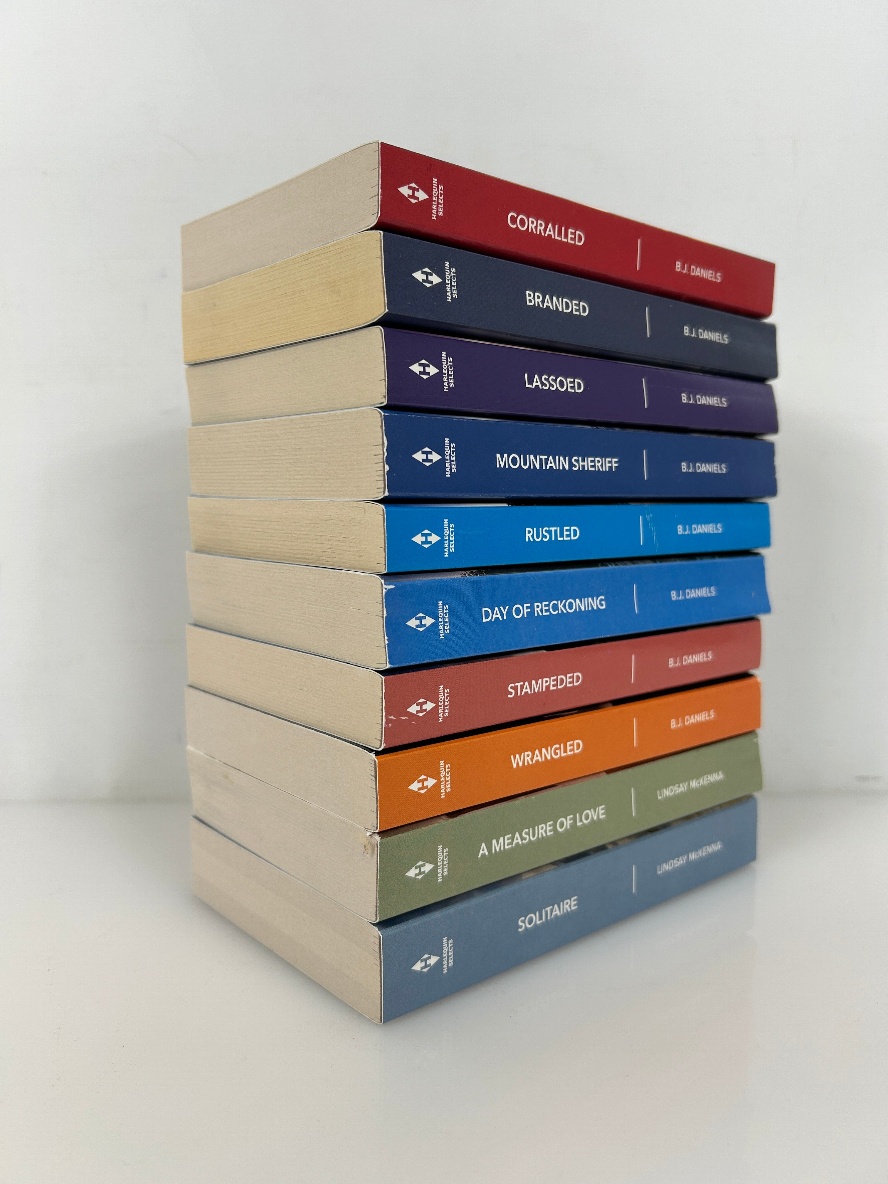 Lot of 10 Harlequin Selects by B.J. Daniels & Lindsay McKenna SC