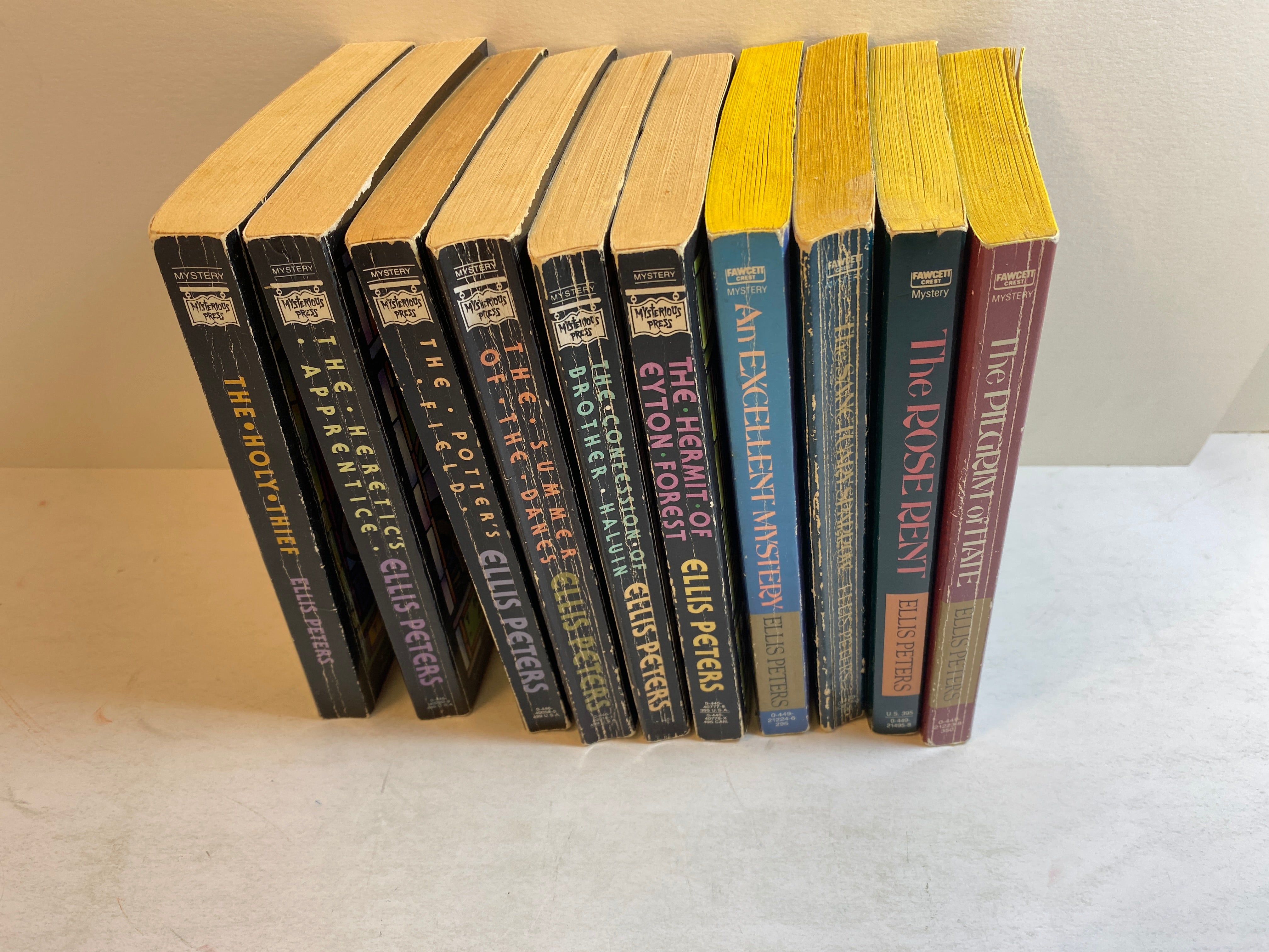 Lot of 10 Medieval Mystery Ellis Peters Novels SC 1984-1994