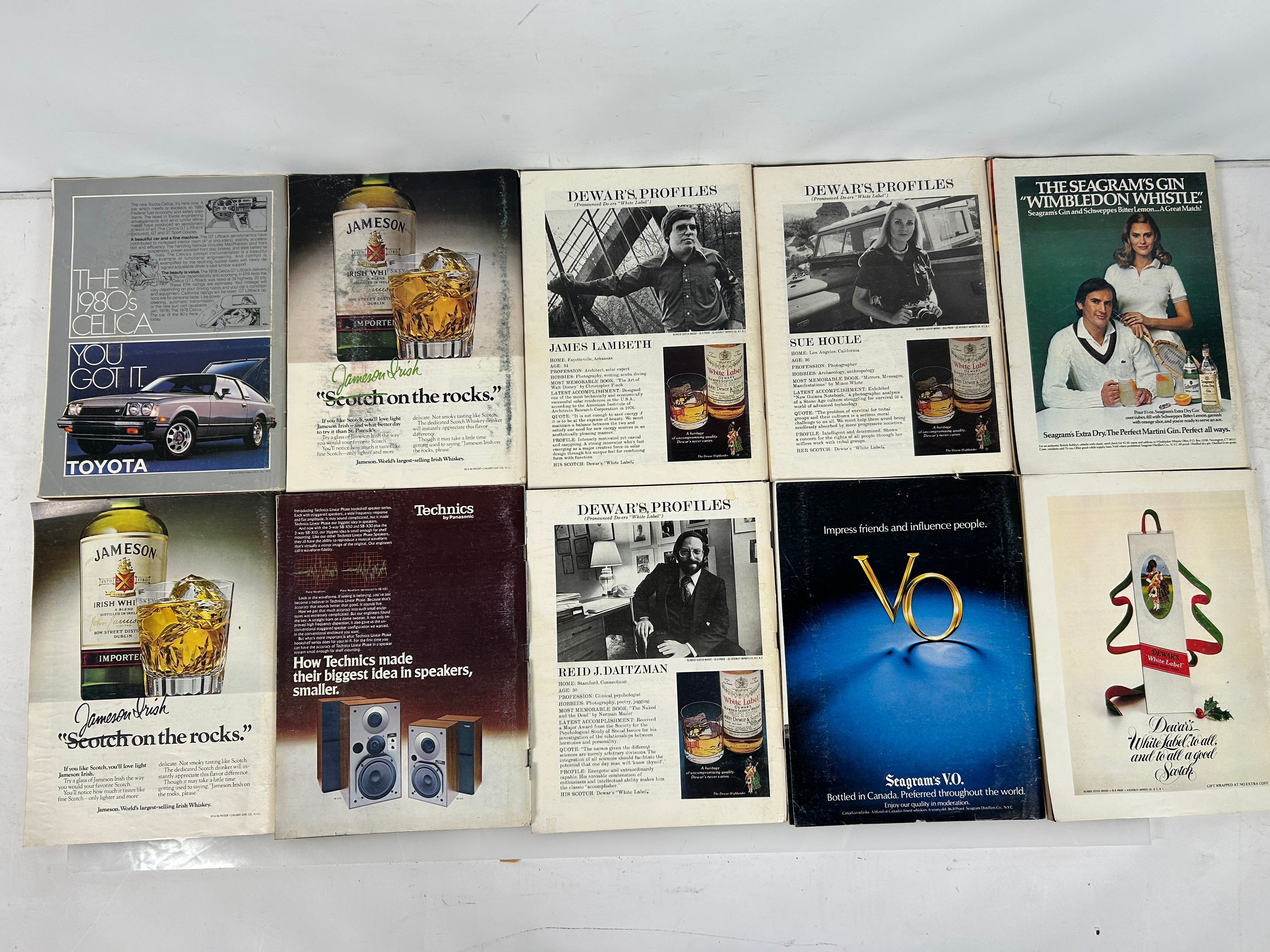 Lot of 10 Scientific American Magazine 1978 Issues (No Jan/Jun)Thick Magazines