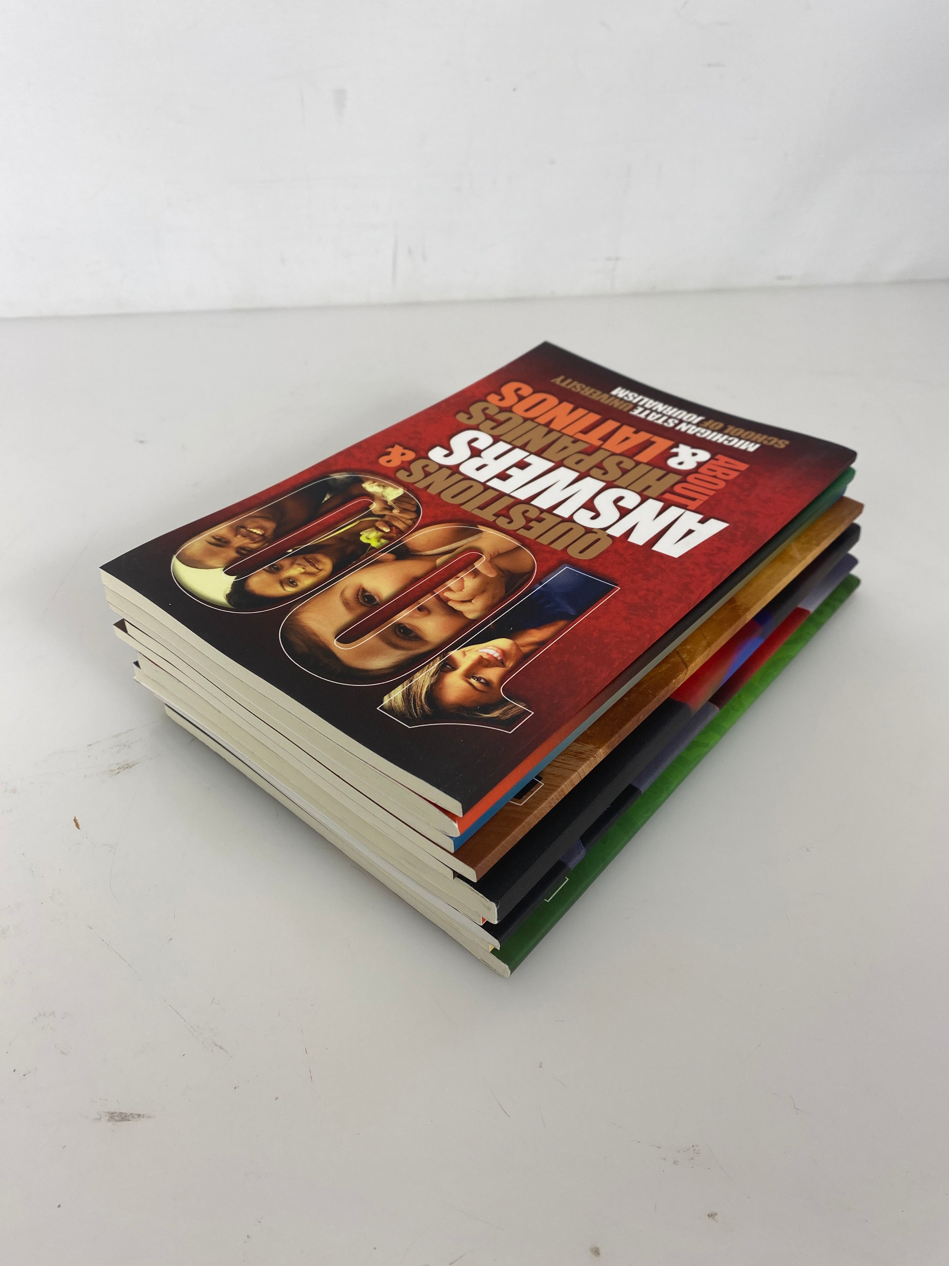 Lot of 10 Series of MSU Journalism 100 Question Answer Books (2014)
