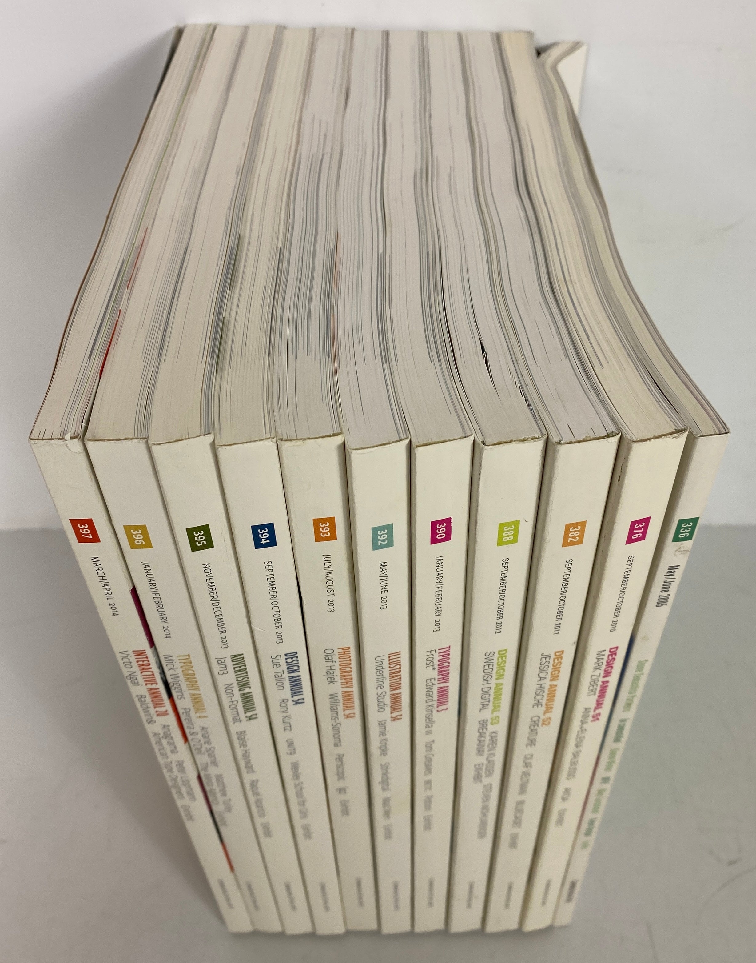 Lot of 11 Communication Arts Magazine (2005-2014)