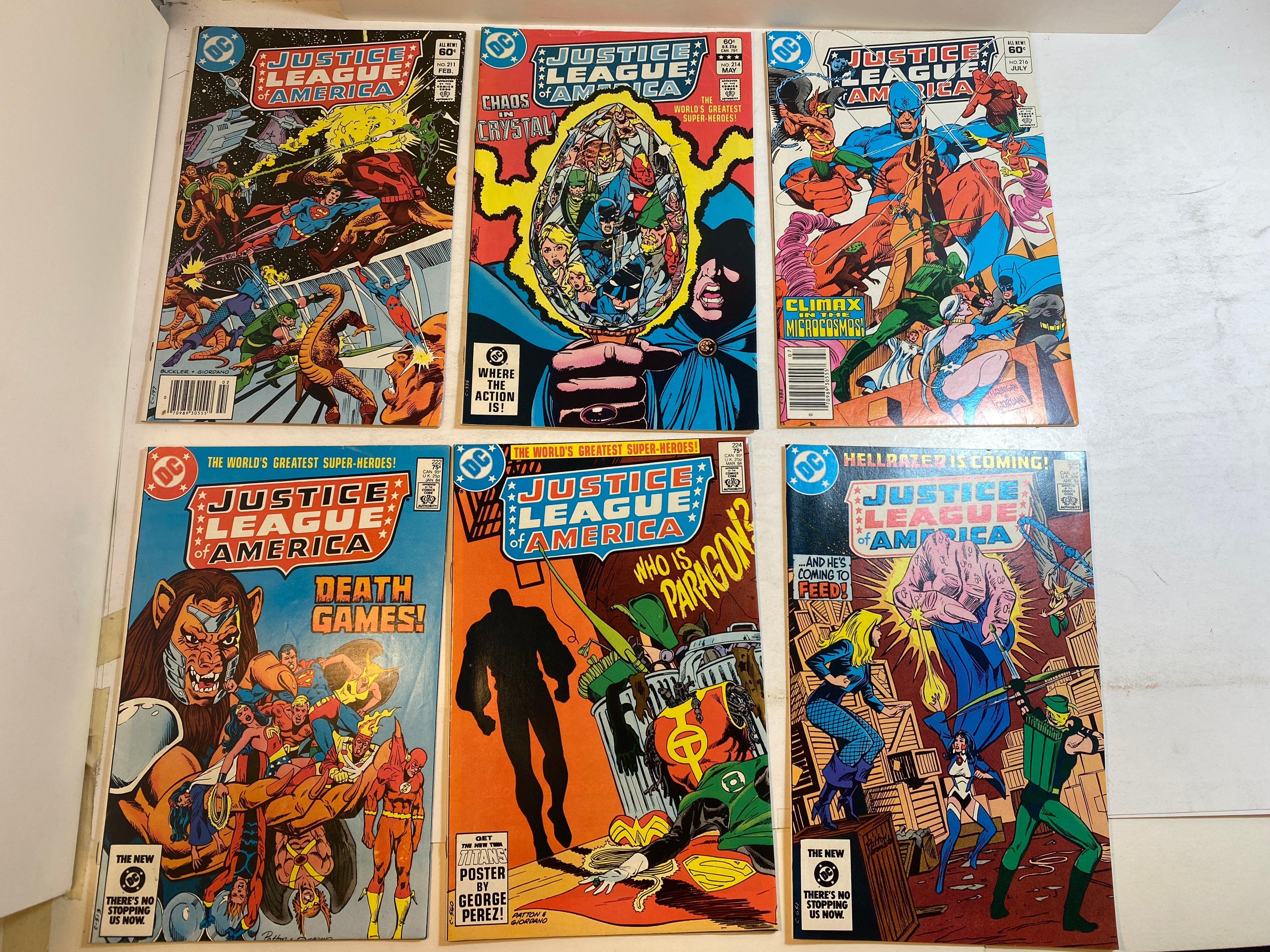 Lot of 11 Justice League of America DC Comics 211-261 1983-1986