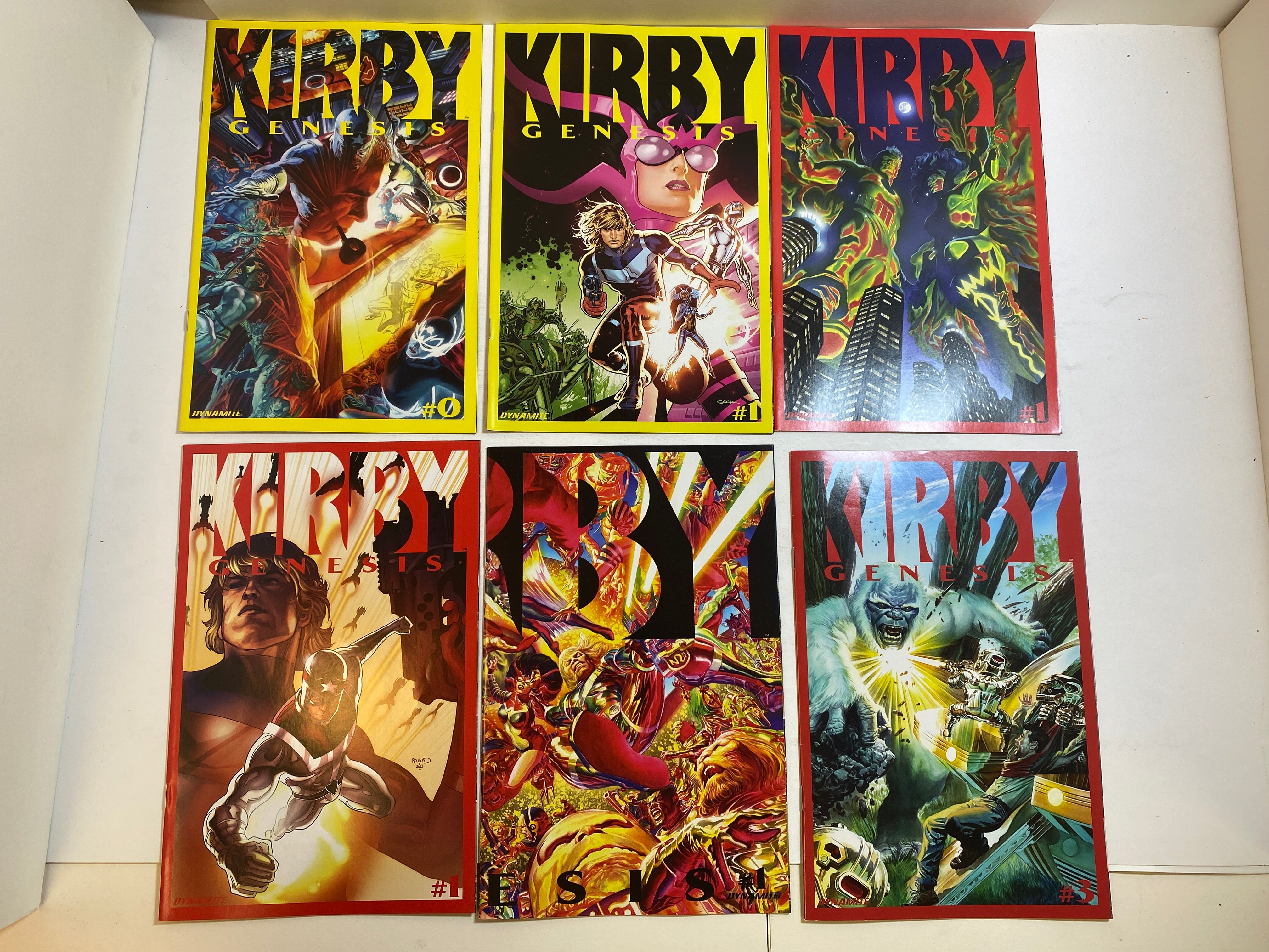 Lot of 11 Kirby Genesis Dynamite Comics 2011-2012