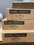 Lot of 12 ULINE Storage Box Legal Size with Lids 24"x15"x10"