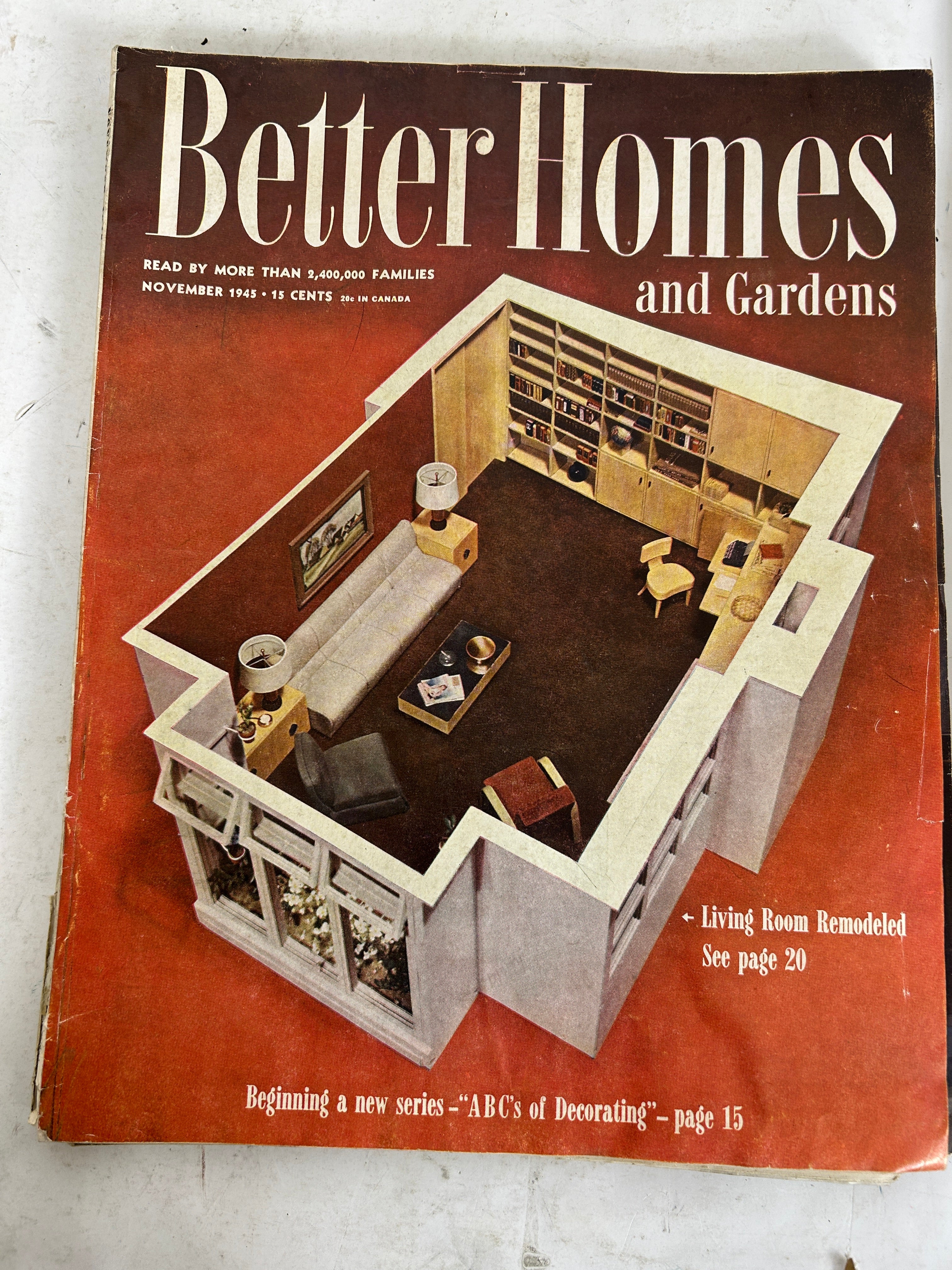 Lot of 13 Better Homes Magazines 1945-1947
