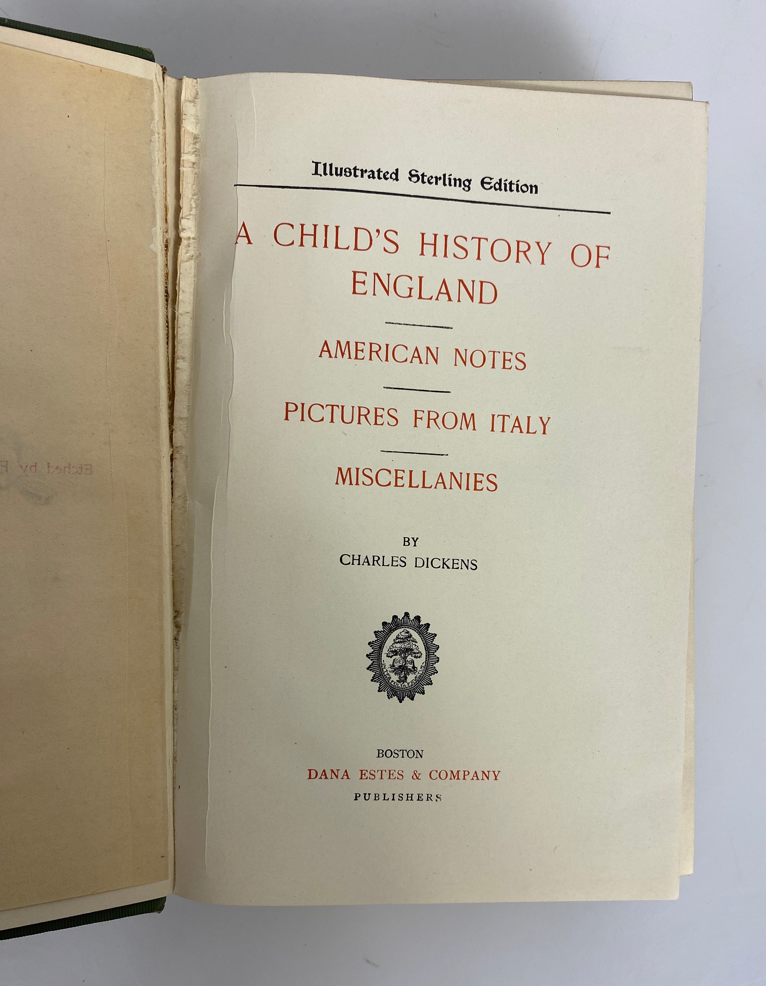 Lot of 13 Charles Dickens Dana Estes & Company HC