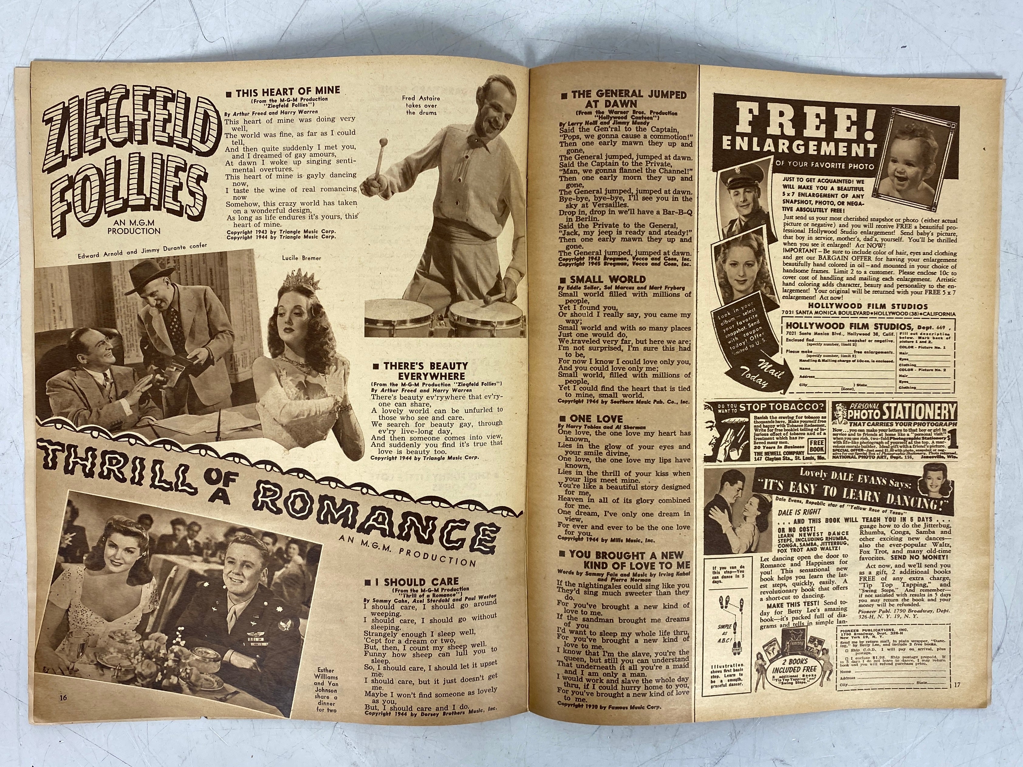 Lot of 13 Song Hits (1940-1945)