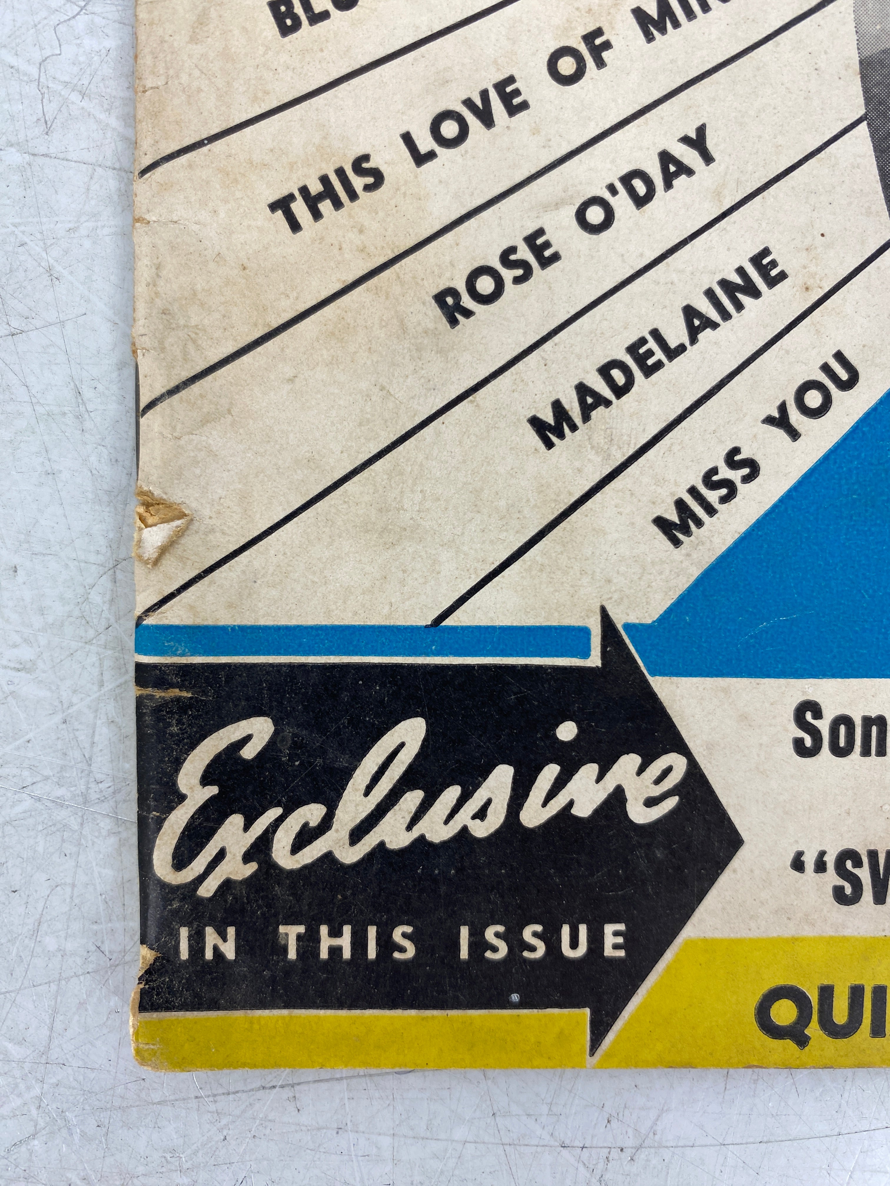 Lot of 13 Song Hits (1940-1945)