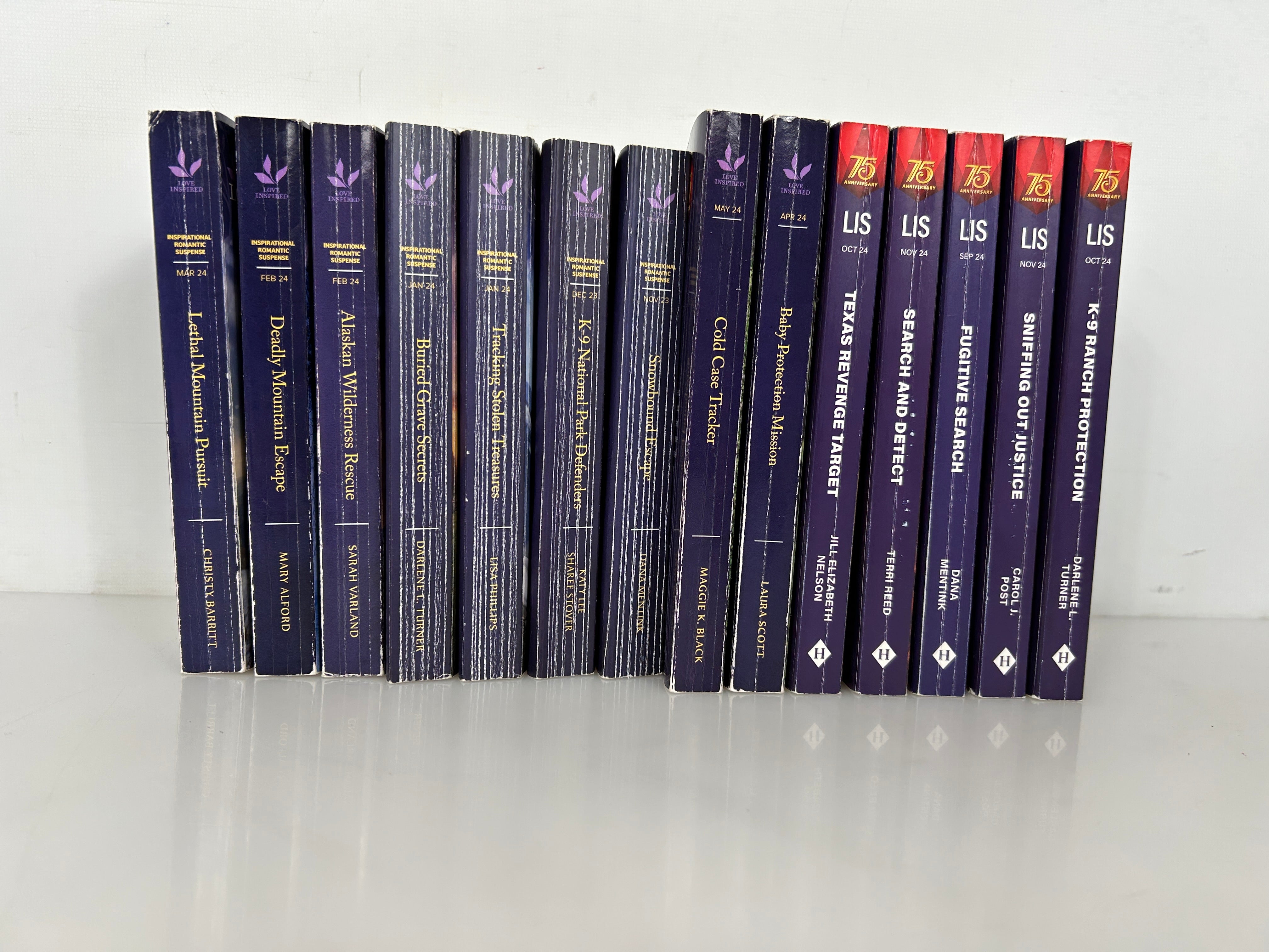 Lot of 14 Love Inspired (K-9 COMPANIONS) Larger Print 2023-24 SC