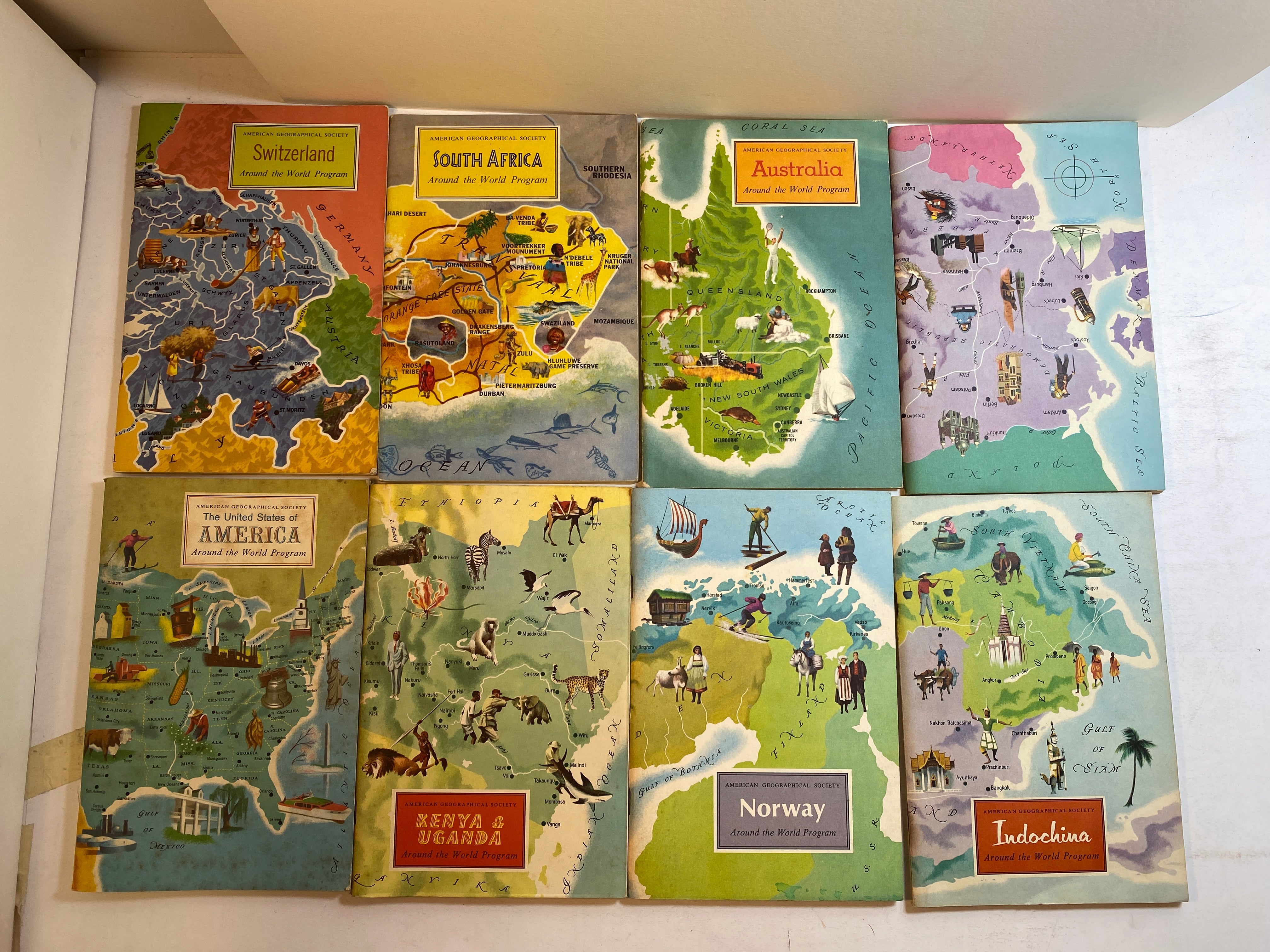 Lot of 15 American Geographic Society Booklets 1955-1964