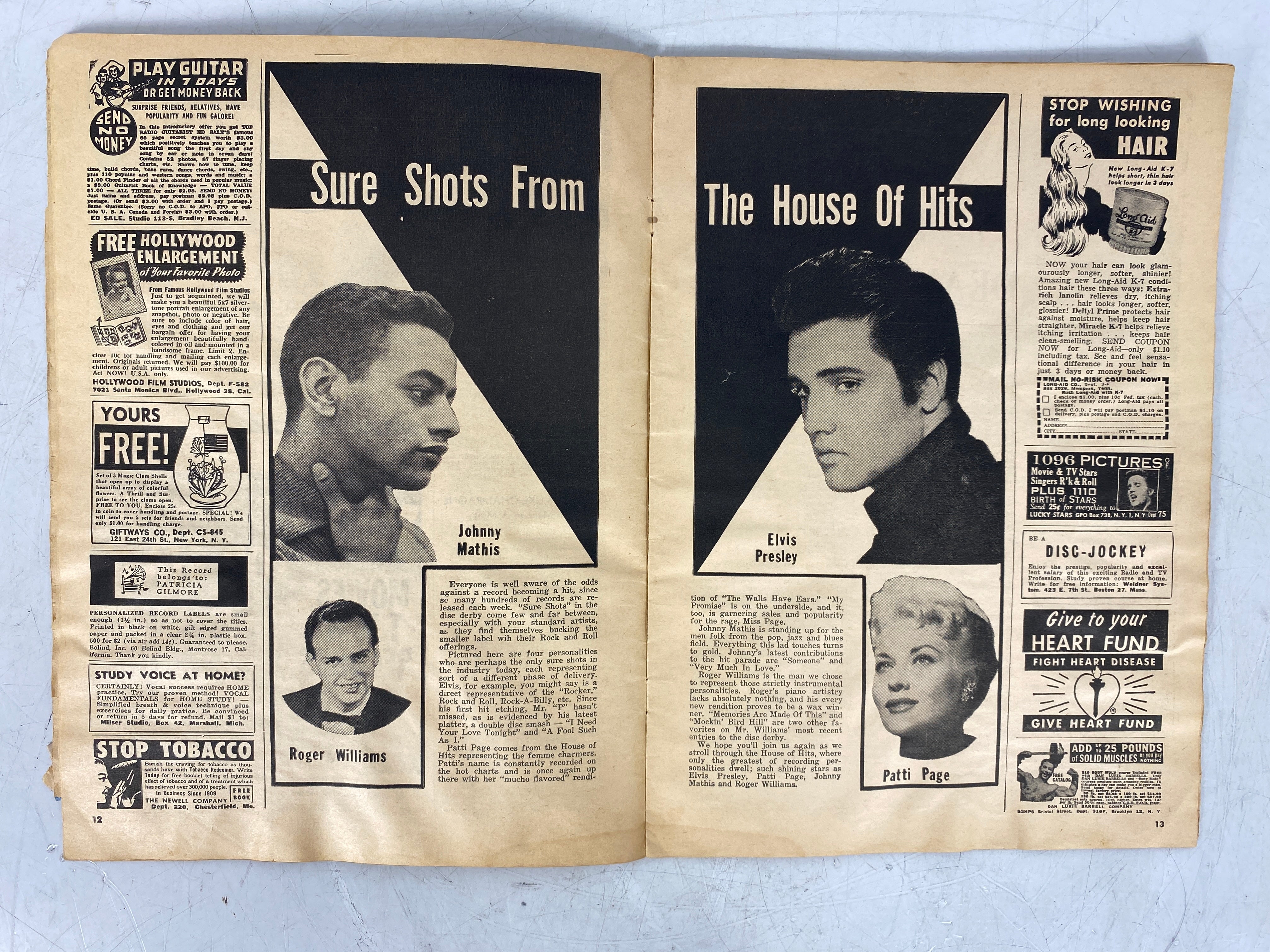 Lot of 15 Song Hits (1948-1959)