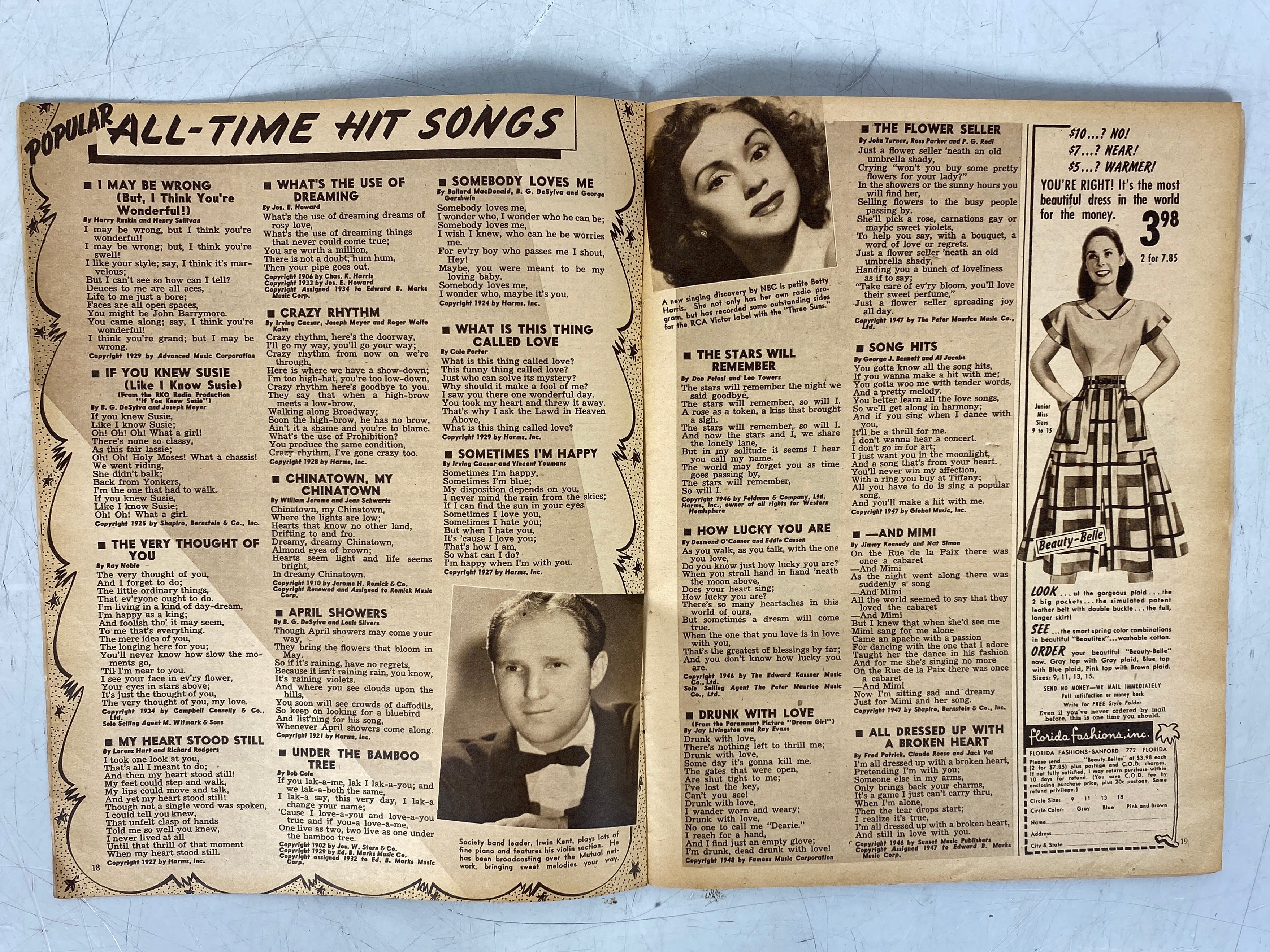 Lot of 15 Song Hits (1948-1959)