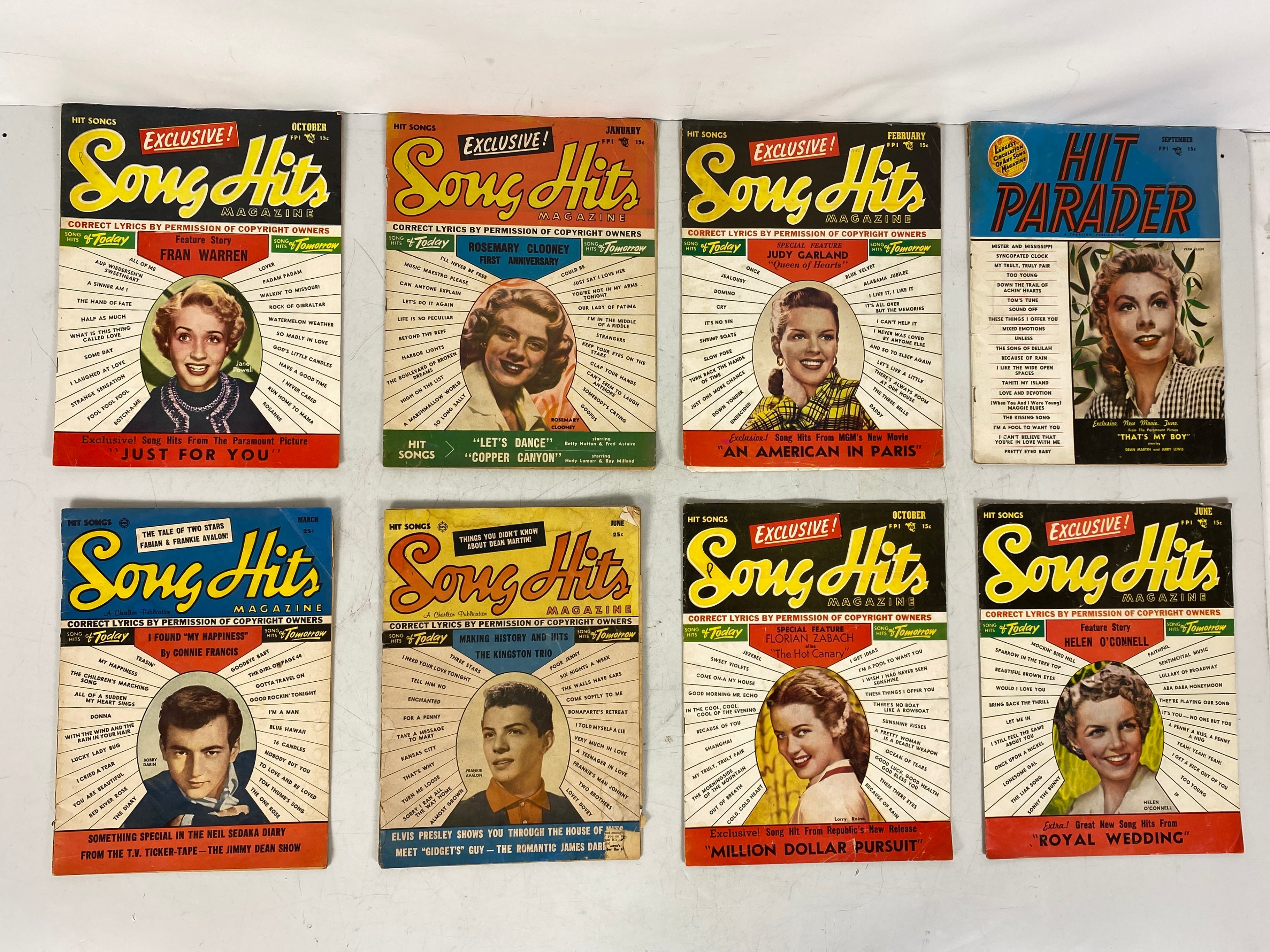 Lot of 15 Song Hits (1948-1959)