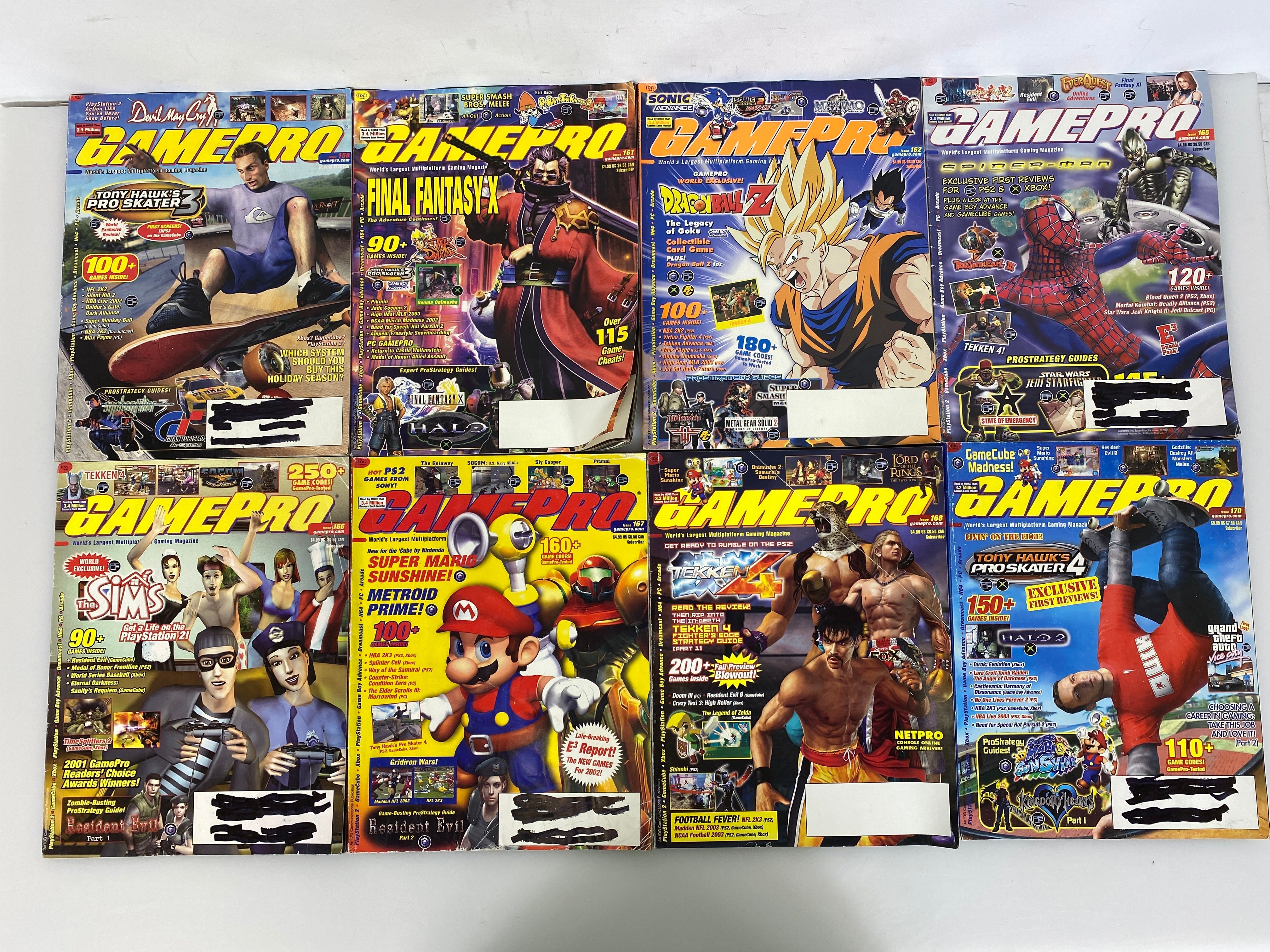 Lot of 16 Game Pro Magazines 2001-2005