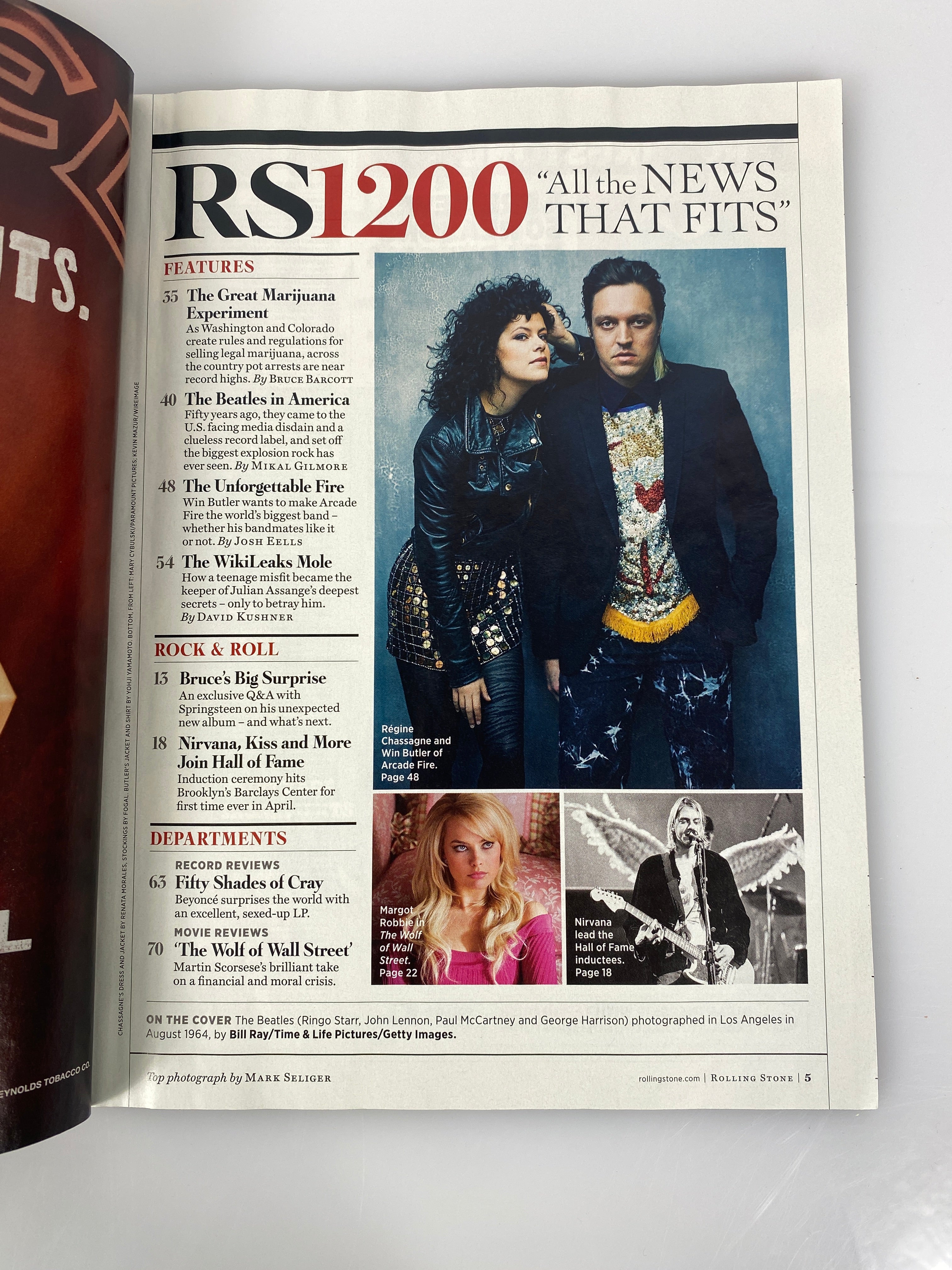 Lot of 2 Beatles Rolling Stone Issues 2014, 2011 Album Guide