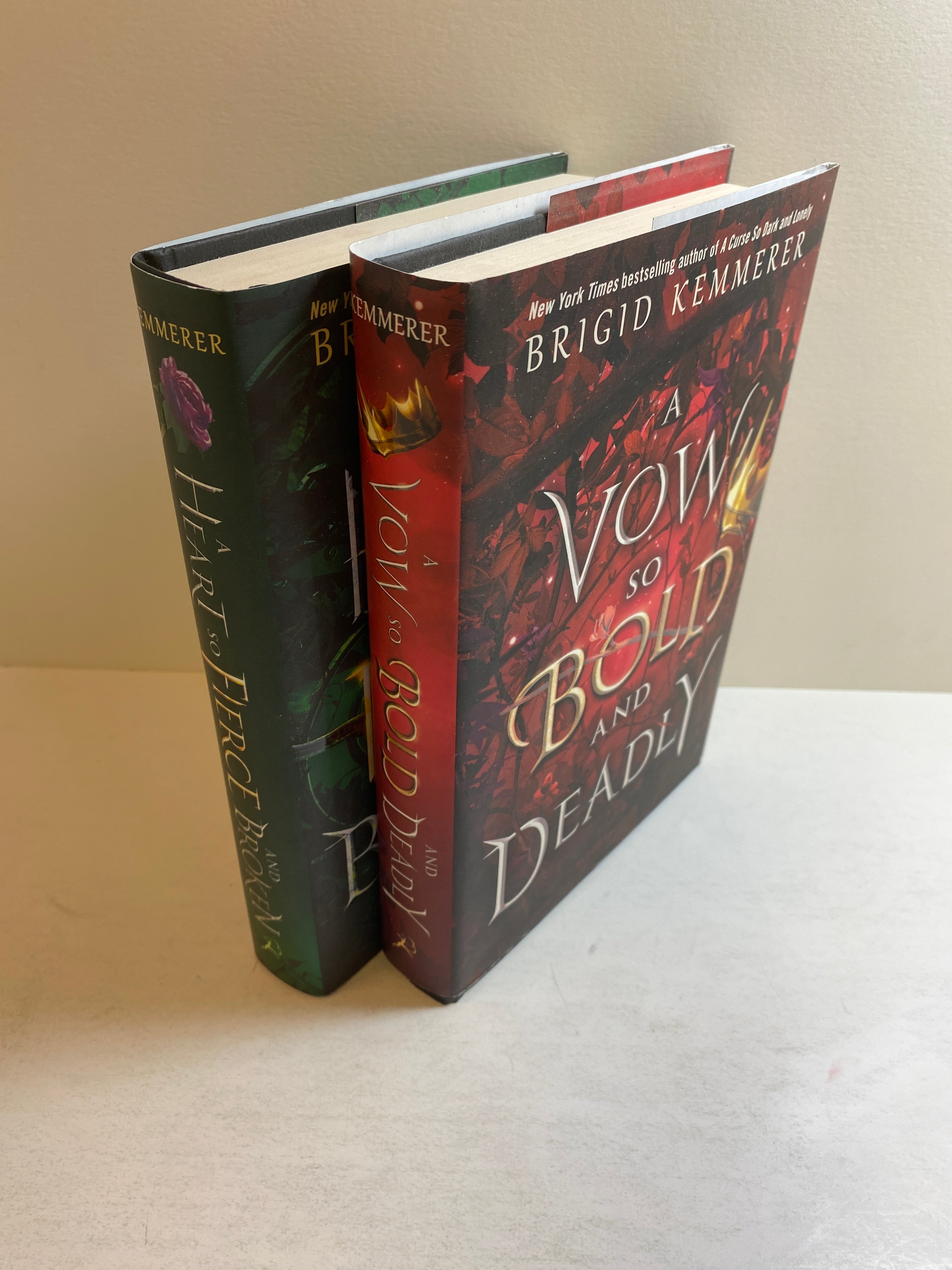 Lot of 2 Brigid Kemmerer Books HCDJ Bloomsbury Press 2020-2021