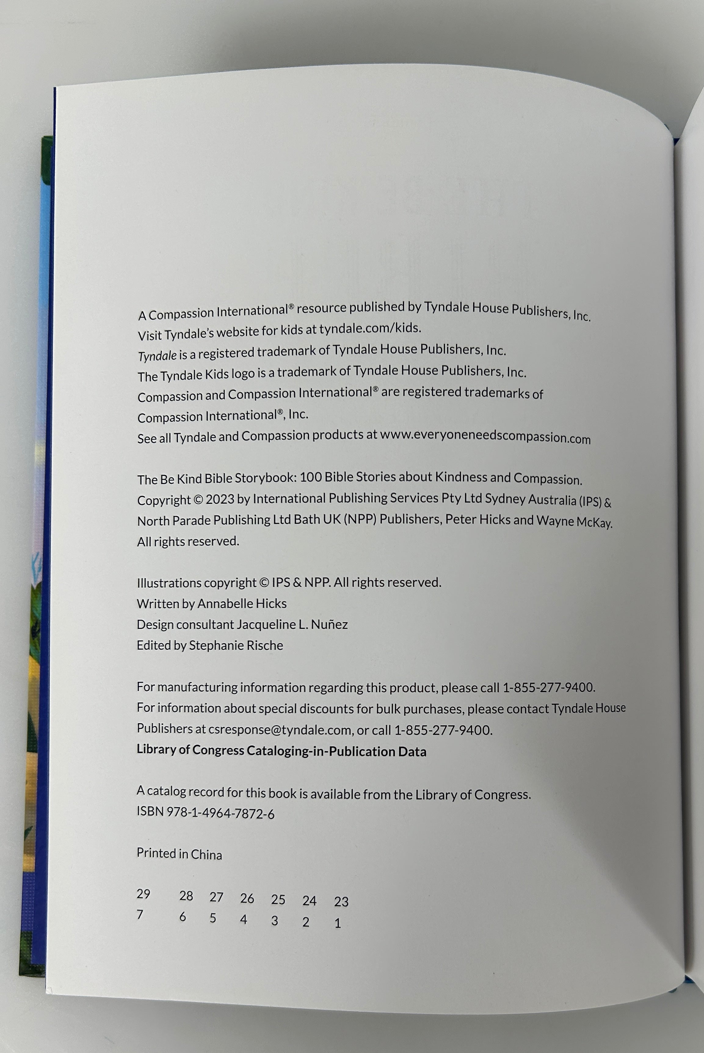 Lot of 2 Children's Bibles; The Be Kind Bible Storybook/Bible Stories HC