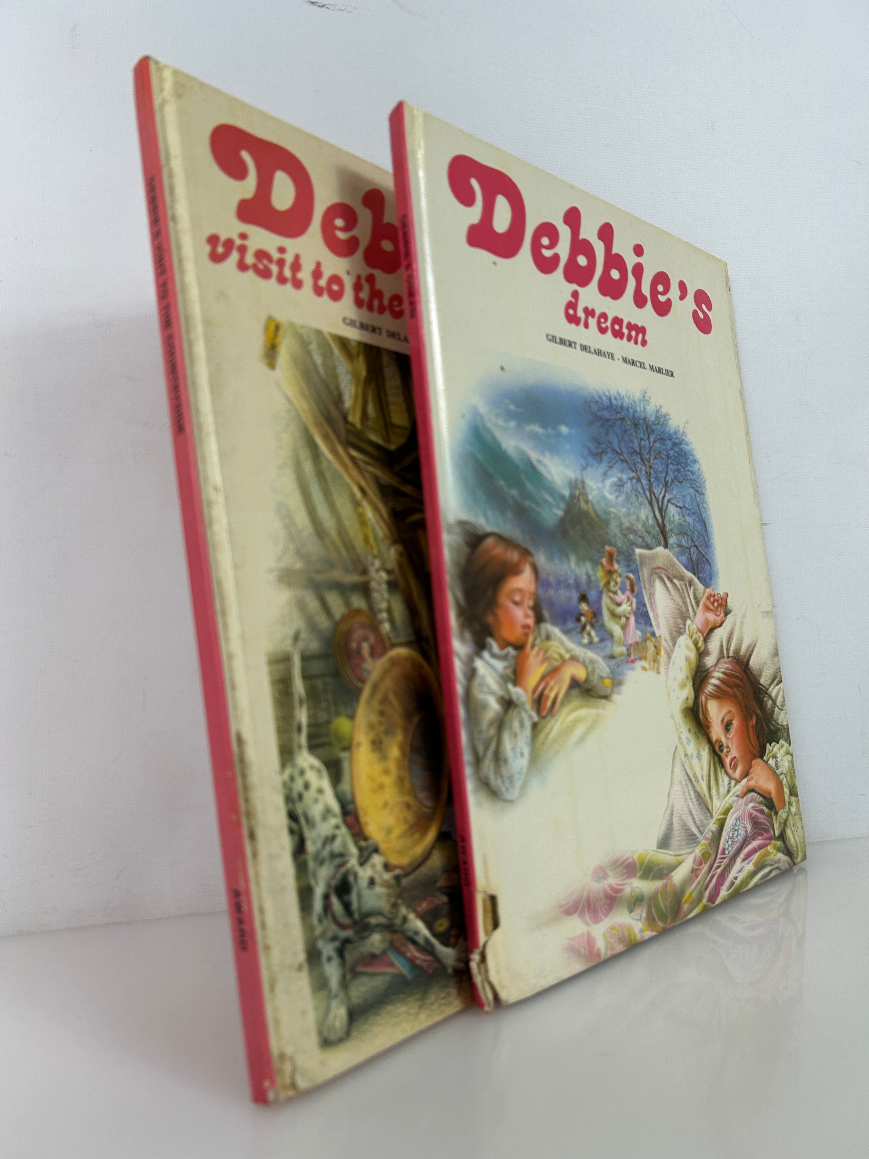 Lot of 2  Classic 1970s Debbie Picture Books Dream & Visit to Countryside HC