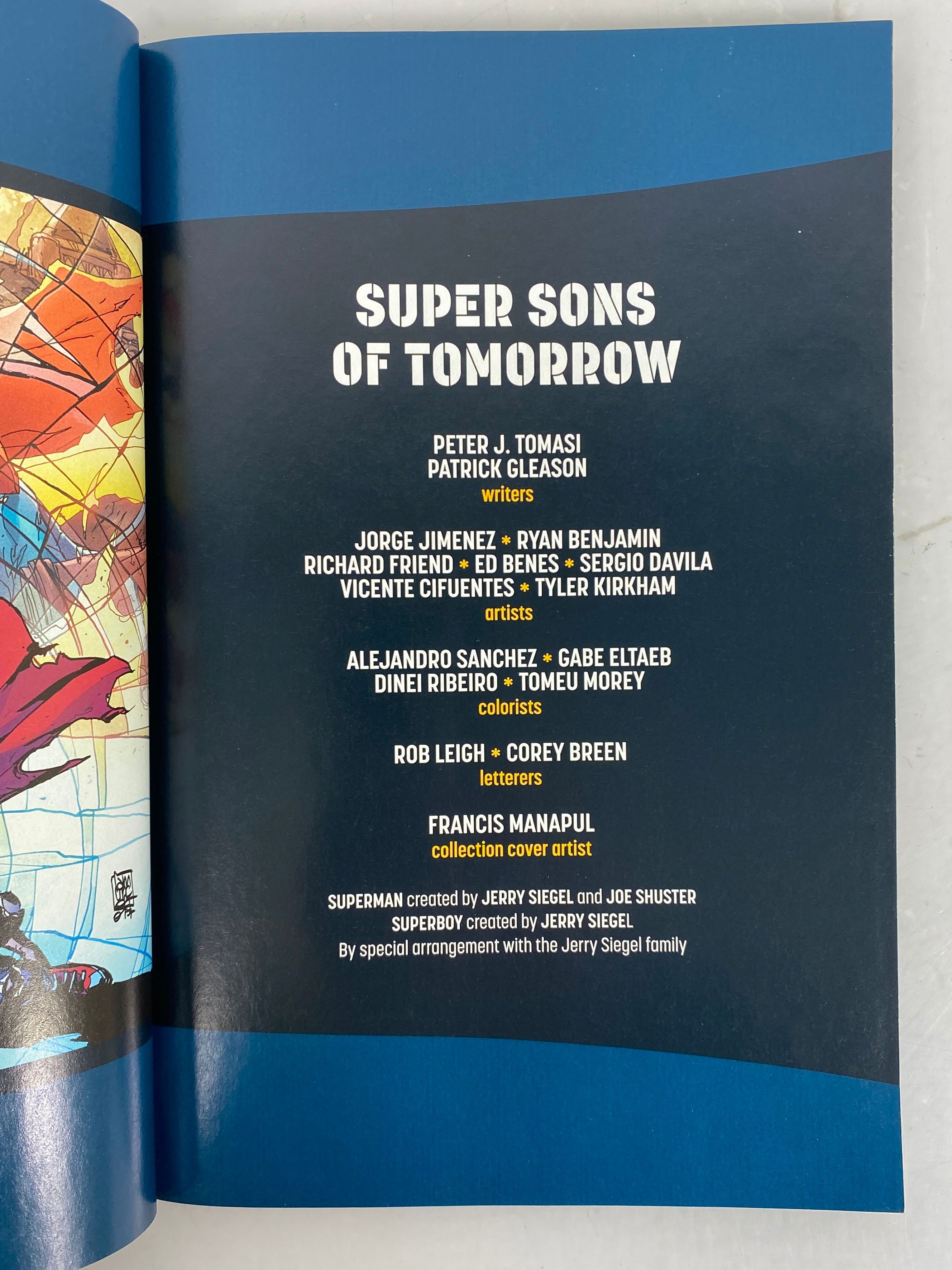 Lot of 2 DC Supersons of Tomorrow (DC 2018) Graphic Novels SC