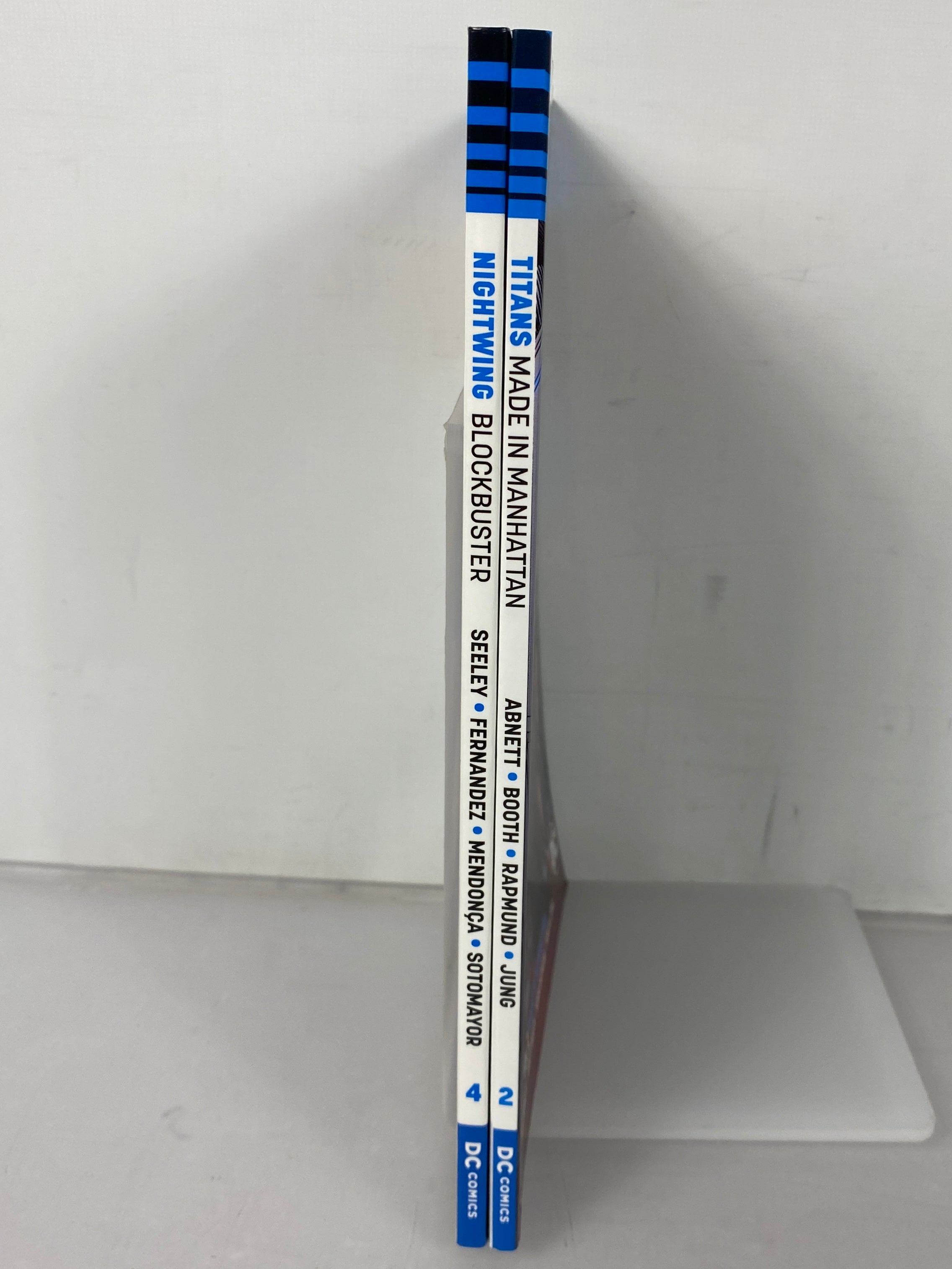 Lot of 2 DC Universe Rebirth Titans (Vol 2) Nightwing (Vol 4) Graphic Novels SC