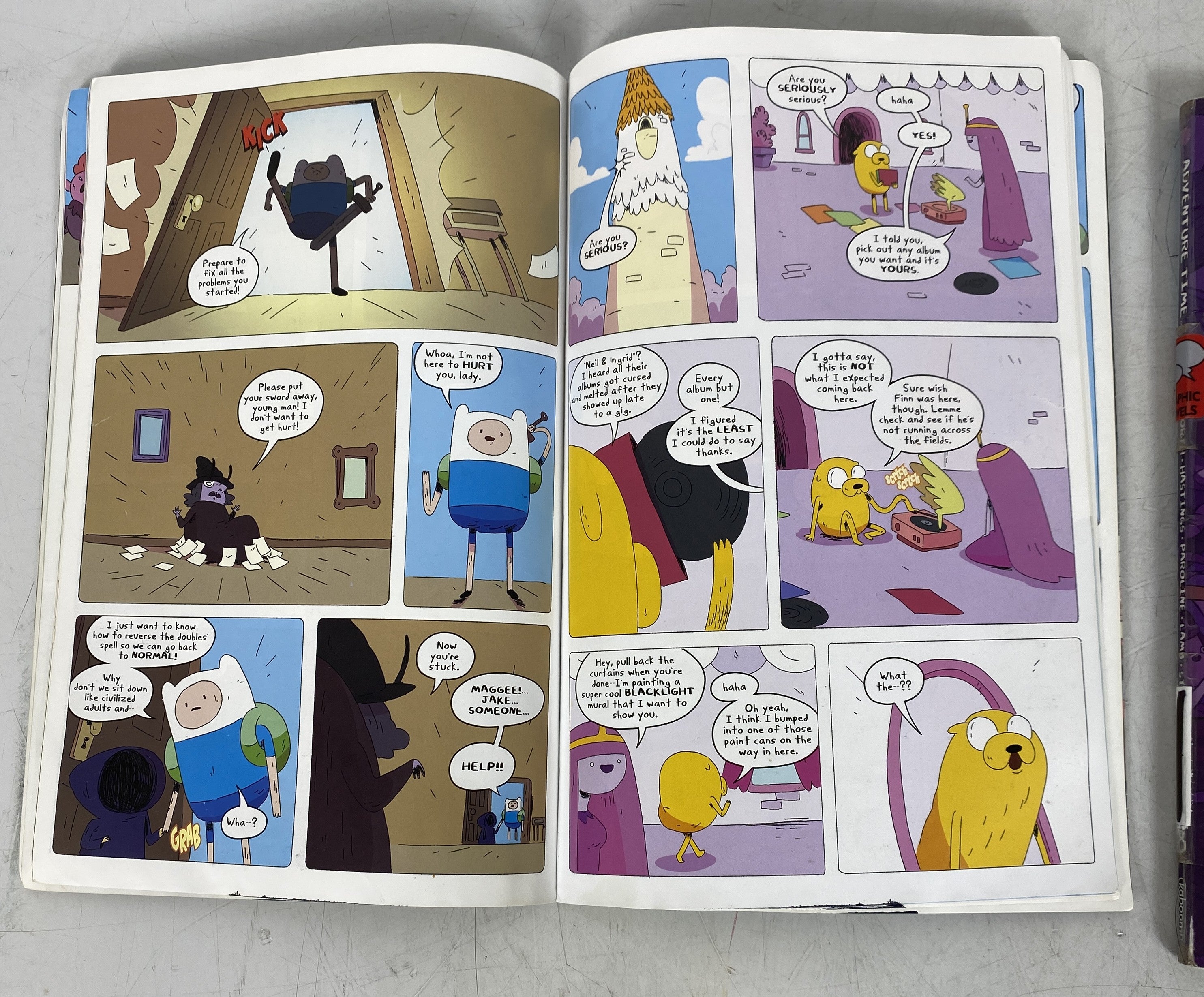 Lot of 2 Ex Library Adventure Time Graphic Novels Vols 8, 16