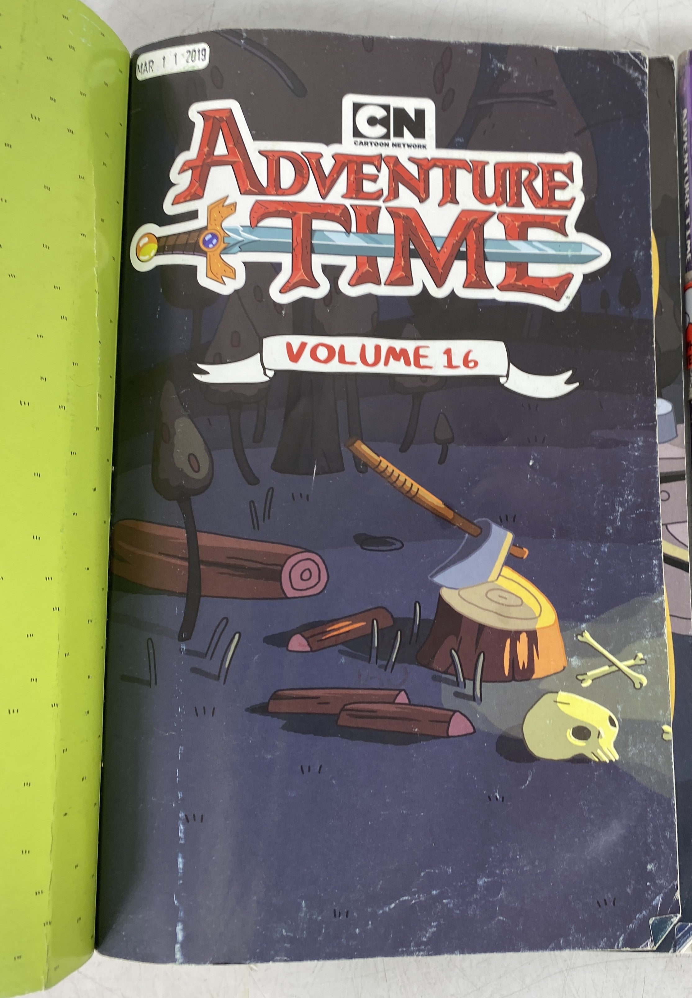 Lot of 2 Ex Library Adventure Time Graphic Novels Vols 8, 16