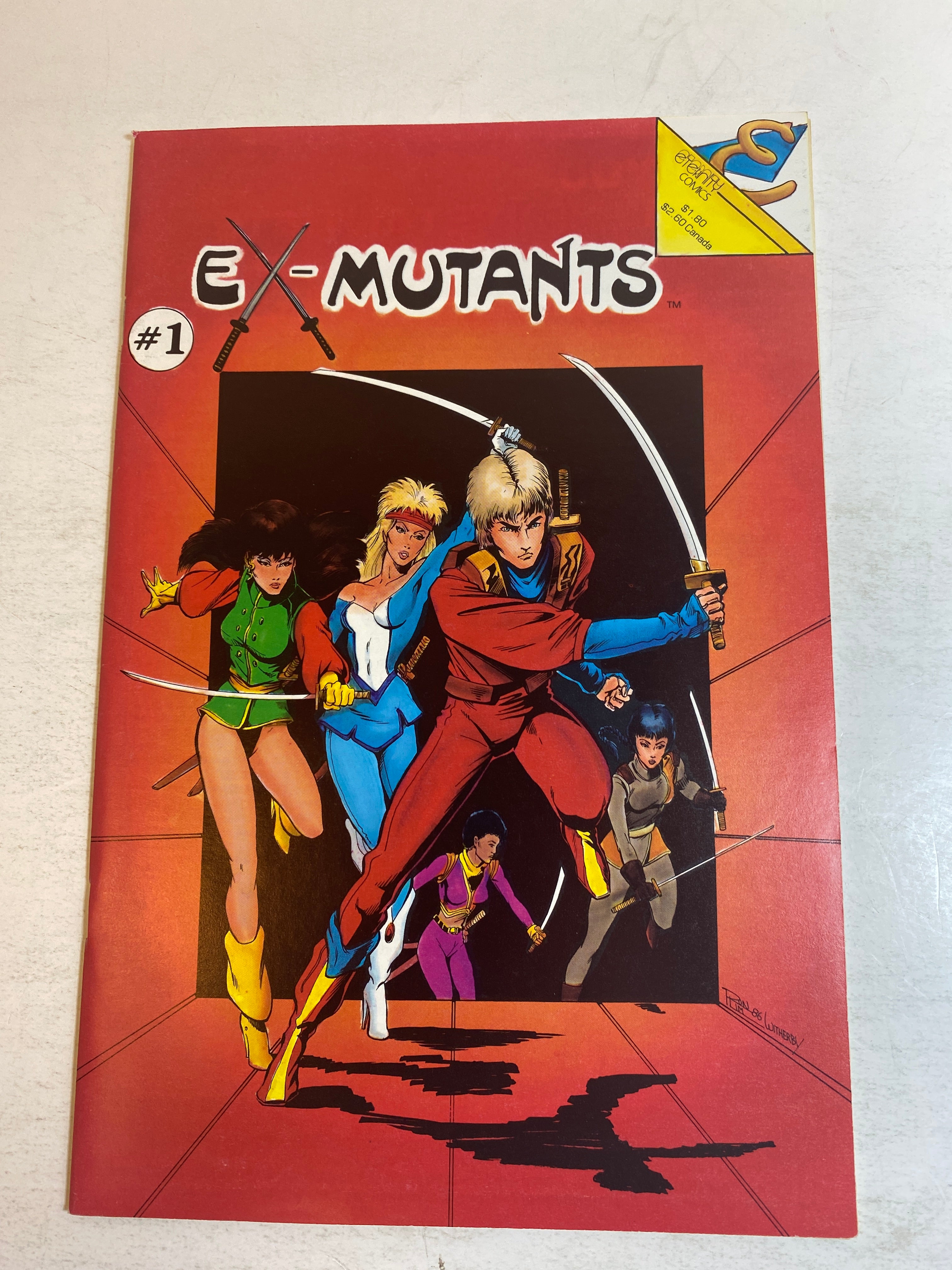 Lot of 2 Ex Mutants Eternity/Malibu Comics 1986-1992