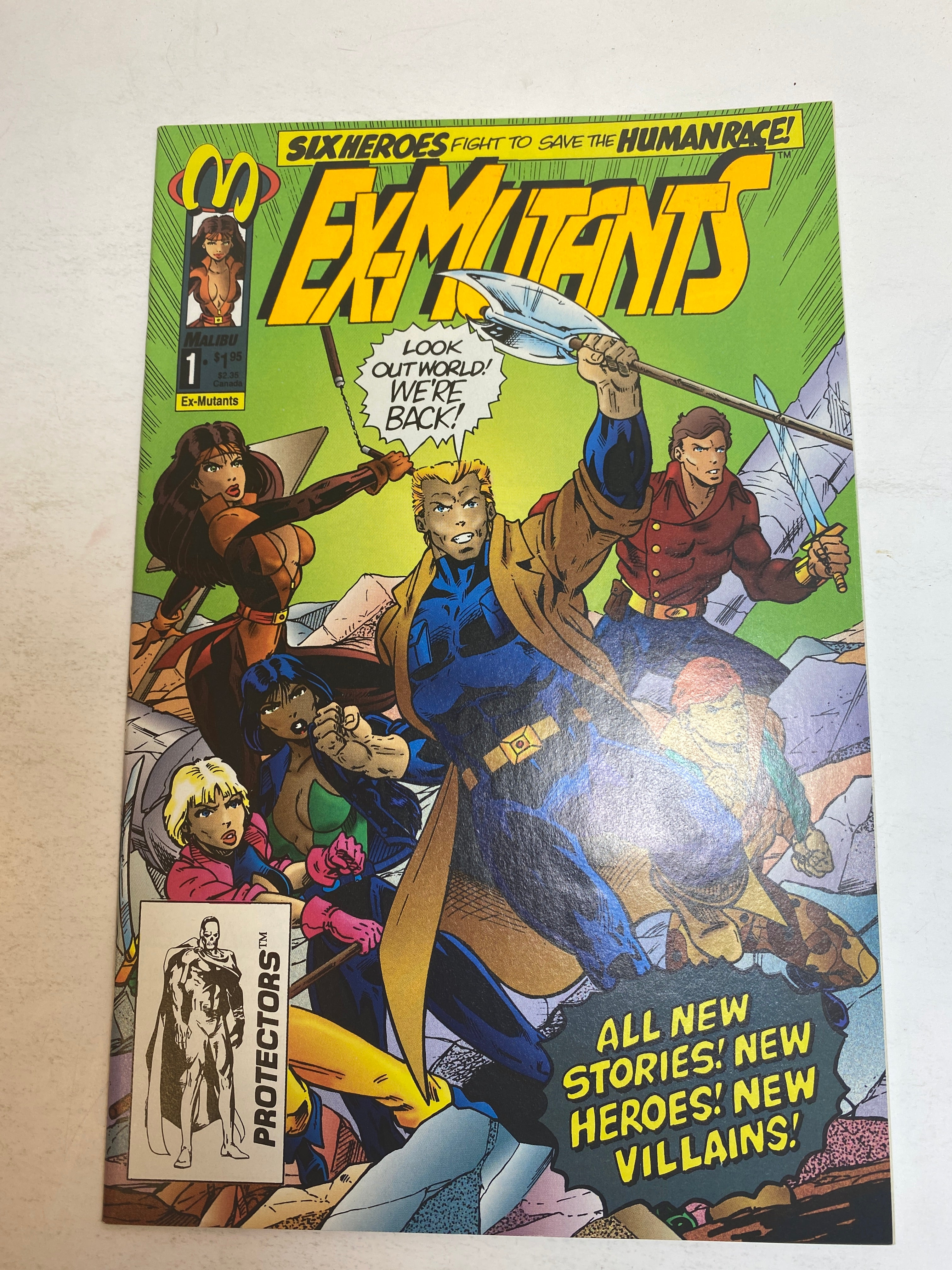 Lot of 2 Ex Mutants Eternity/Malibu Comics 1986-1992