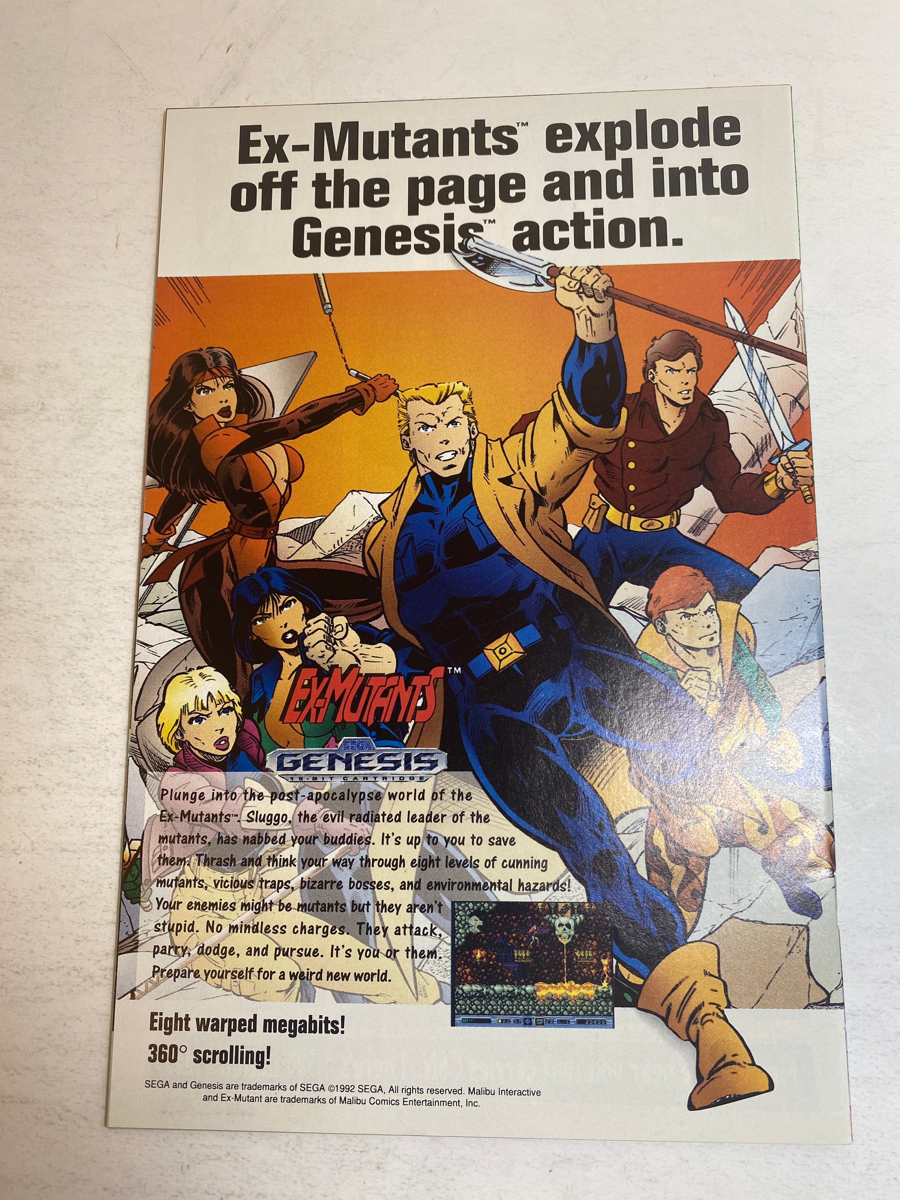 Lot of 2 Ex Mutants Eternity/Malibu Comics 1986-1992