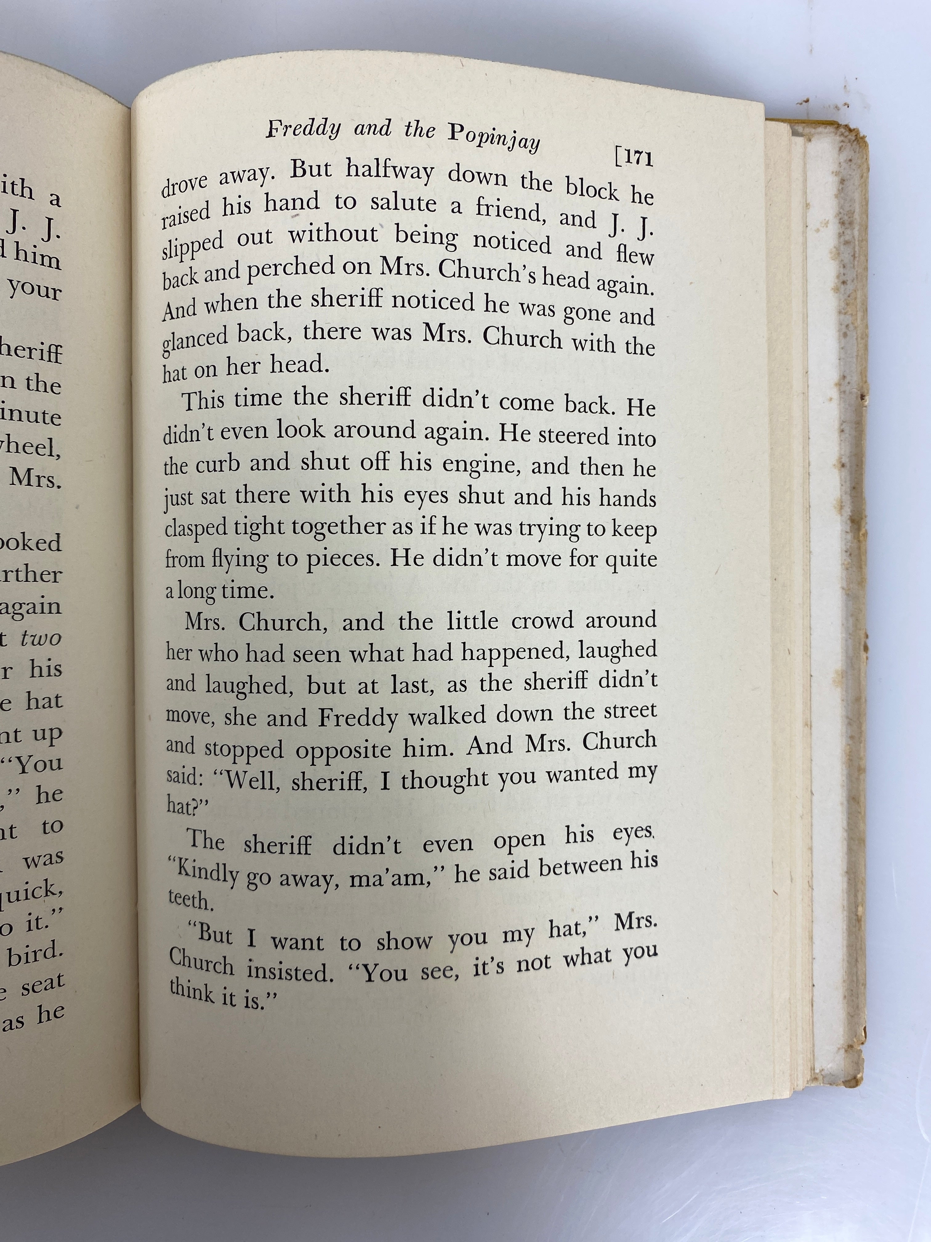 Lot of 2: Freddy Goes Camping (1st Ed)/Freddy and the Poppinjay by Brooks 1940s