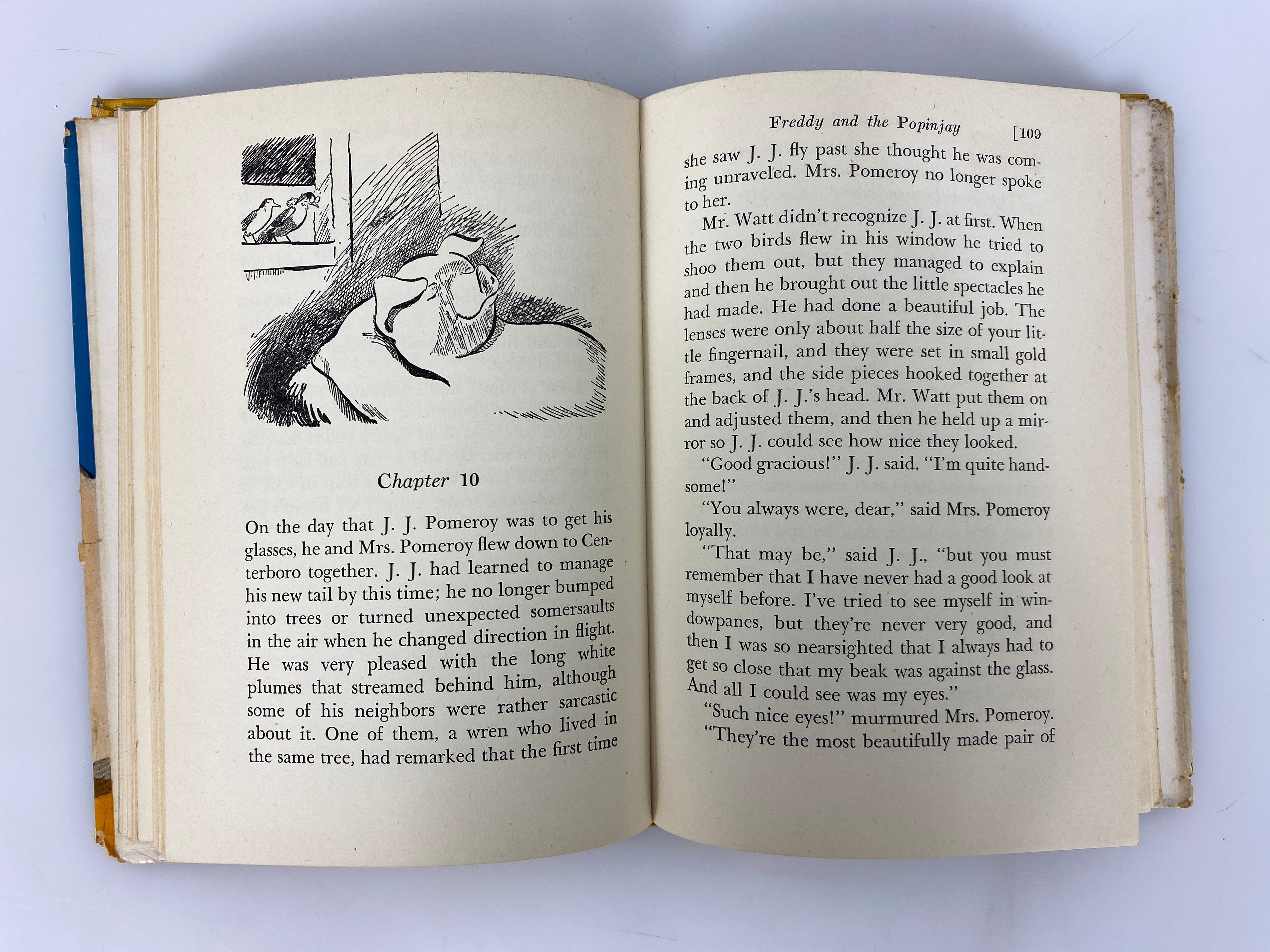 Lot of 2: Freddy Goes Camping (1st Ed)/Freddy and the Poppinjay by Brooks 1940s