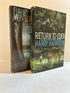 Lot of 2 Harry Harrison books Return to Eden/Winter in Eden BCE 1st Ed HCDJ