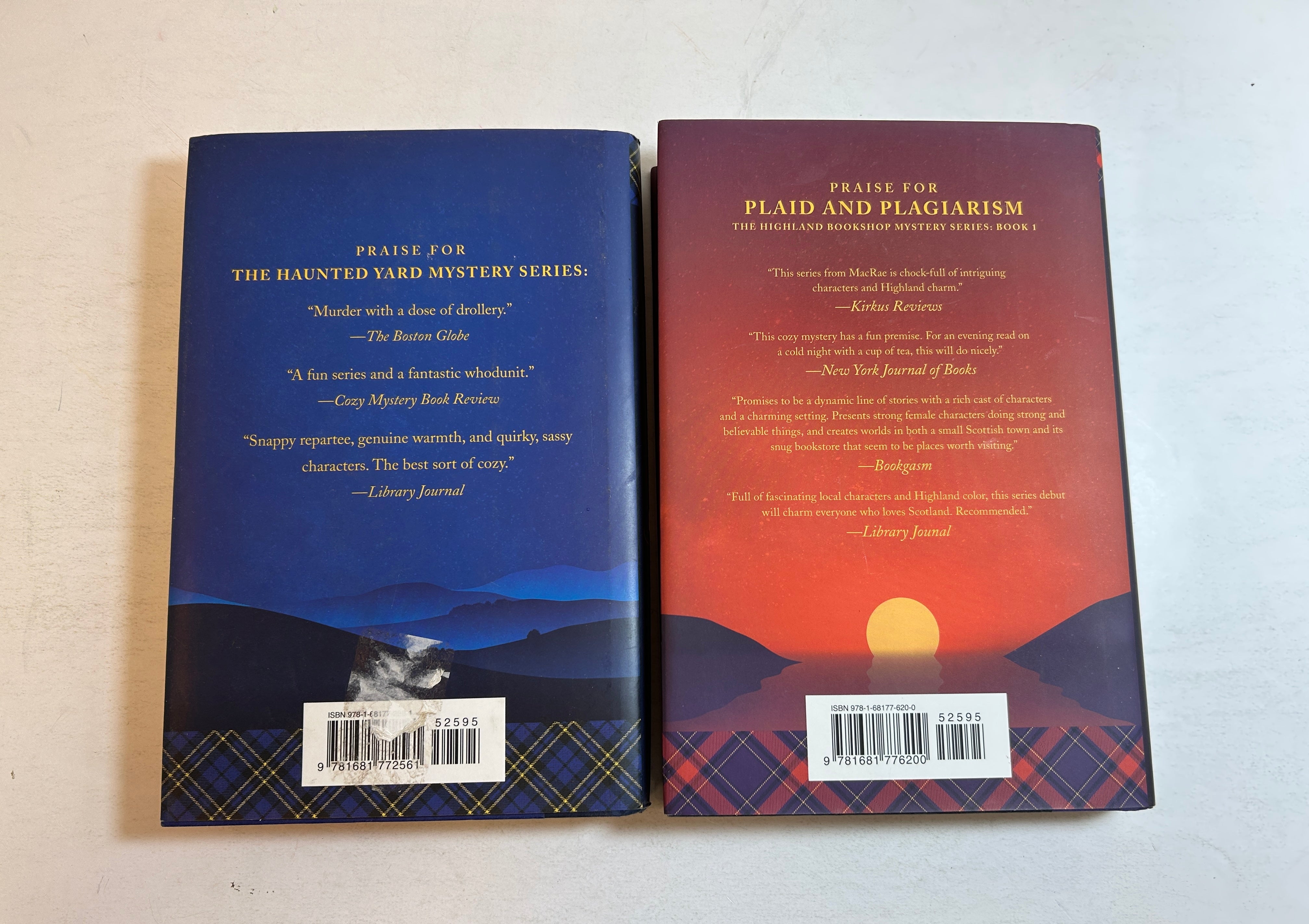 Lot of 2 Highland Bookshop Mysteries by Molly MacRae HCDJ