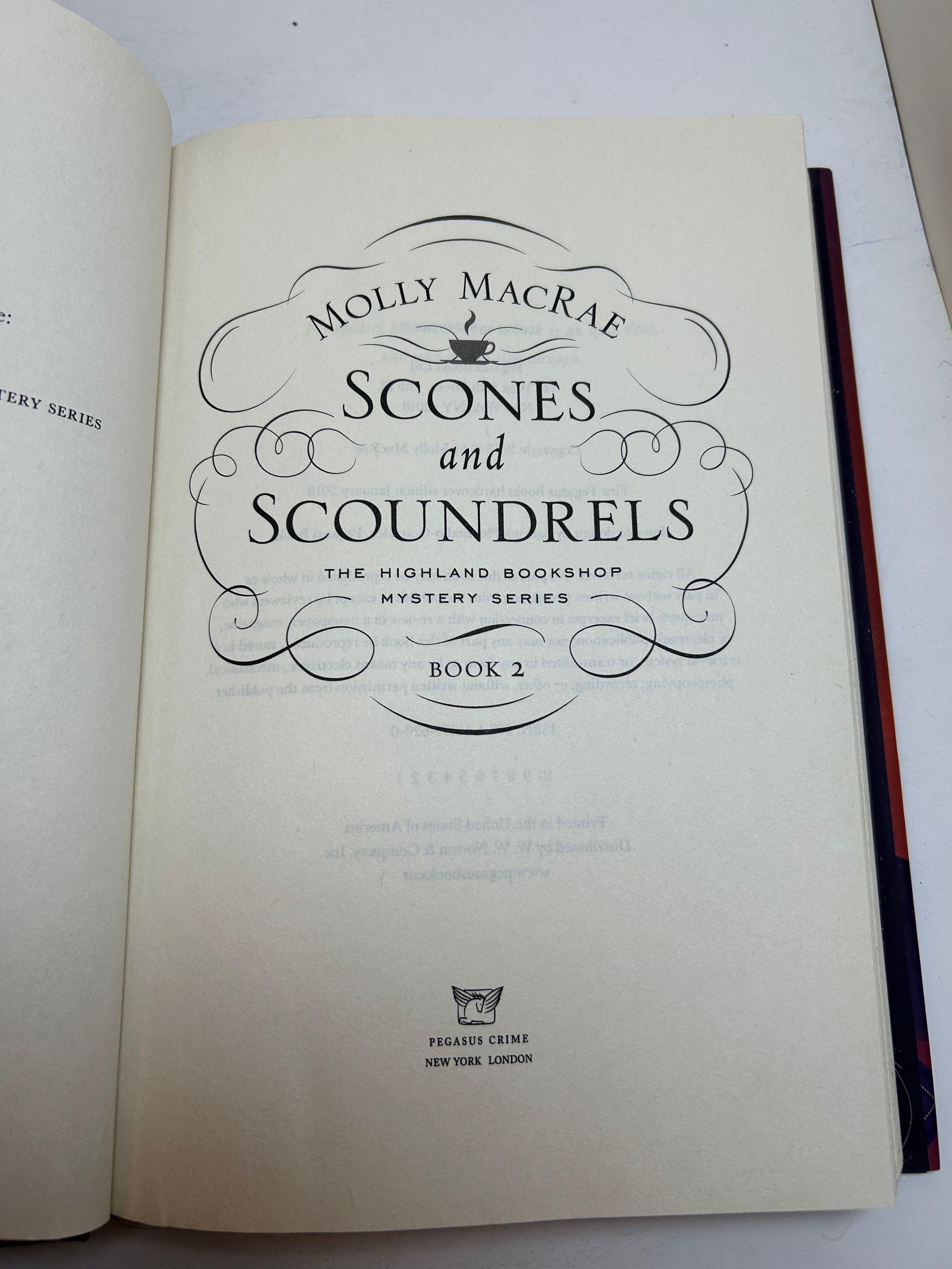 Lot of 2 Highland Bookshop Mysteries by Molly MacRae HCDJ