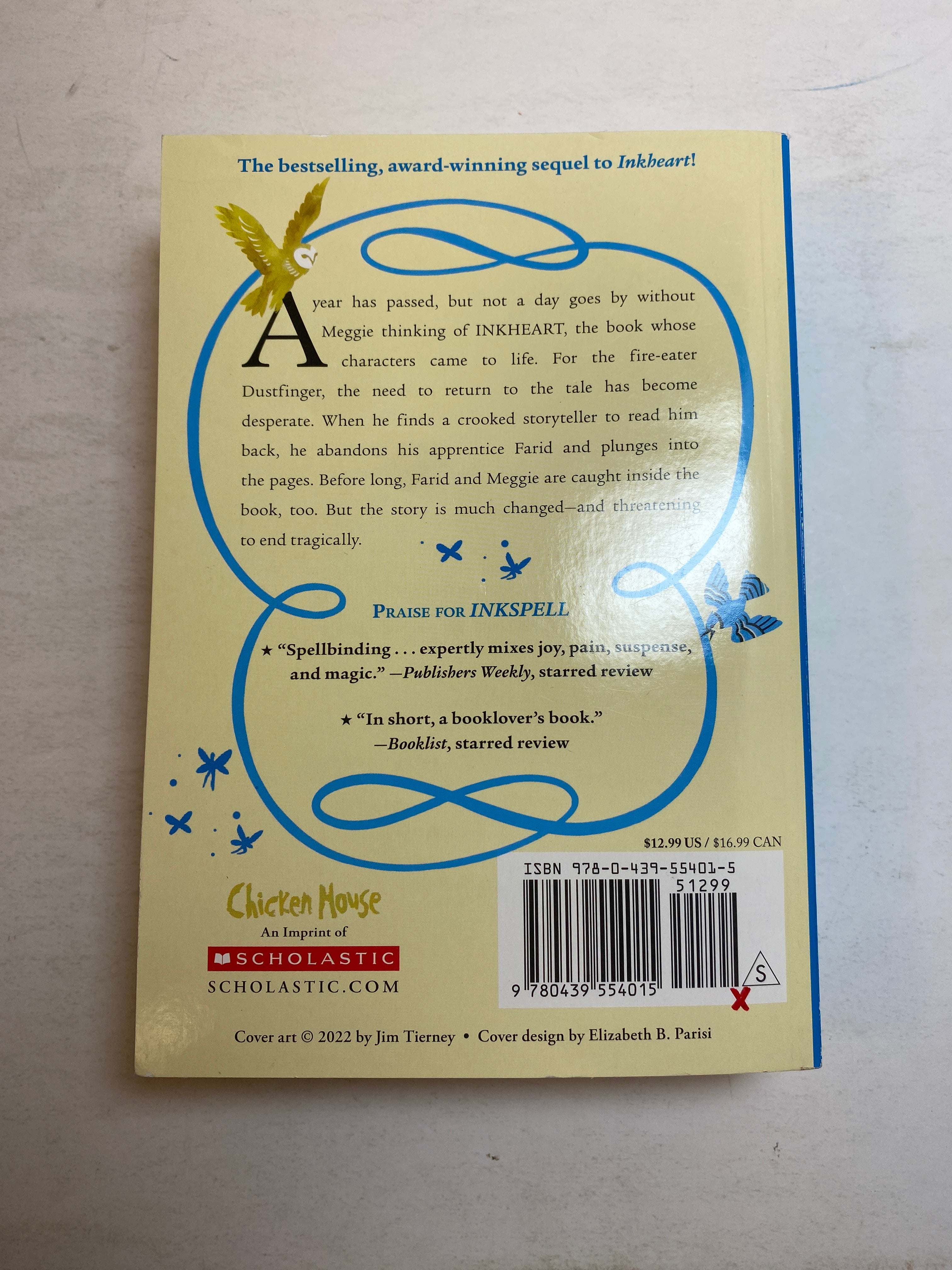 Lot of 2 Inkheart Inkspell Funke SC 2003-2005