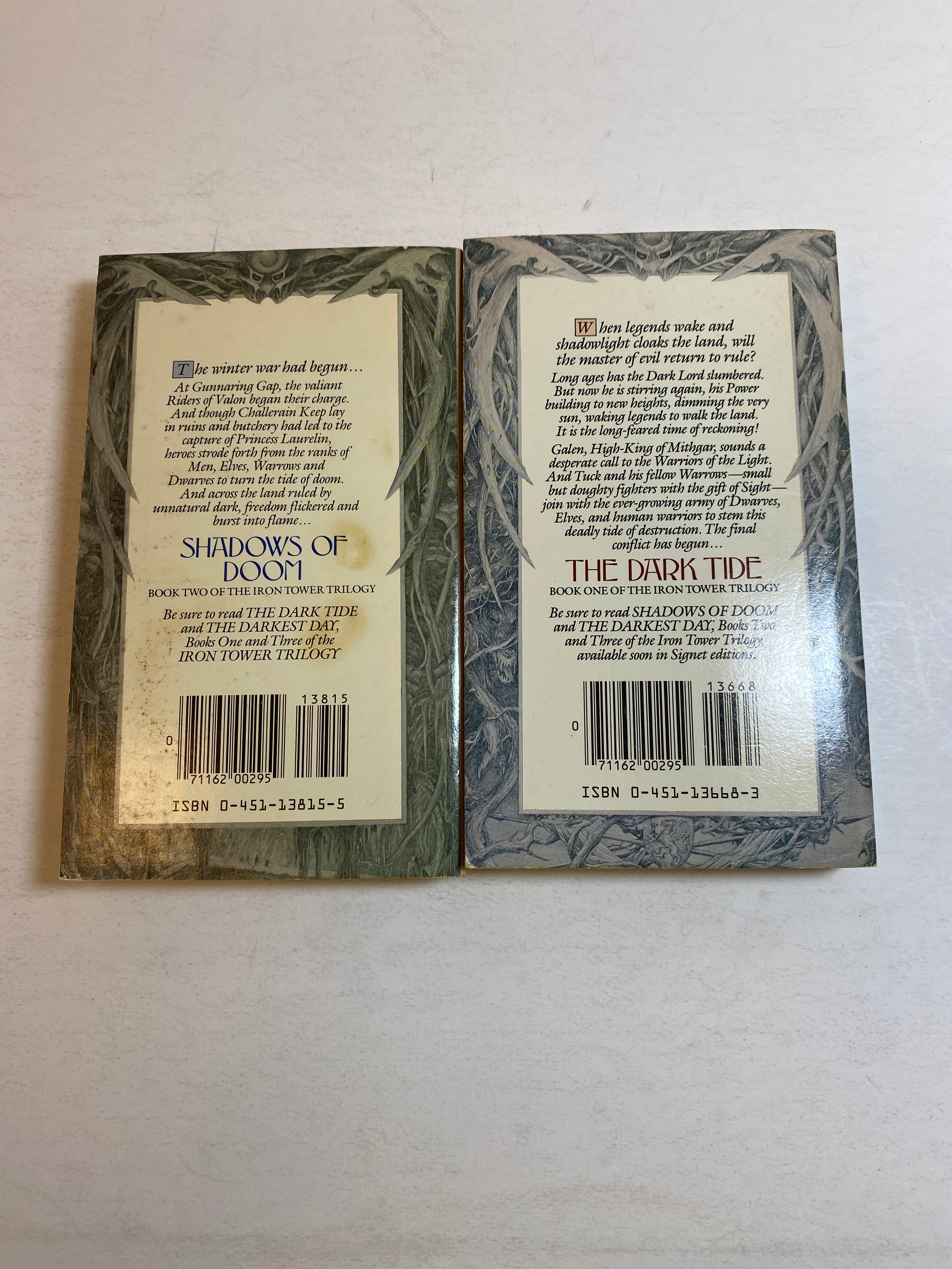 Lot of 2 Iron Tower Trilogy Dennis McKernan SC Books 1, 2 1985