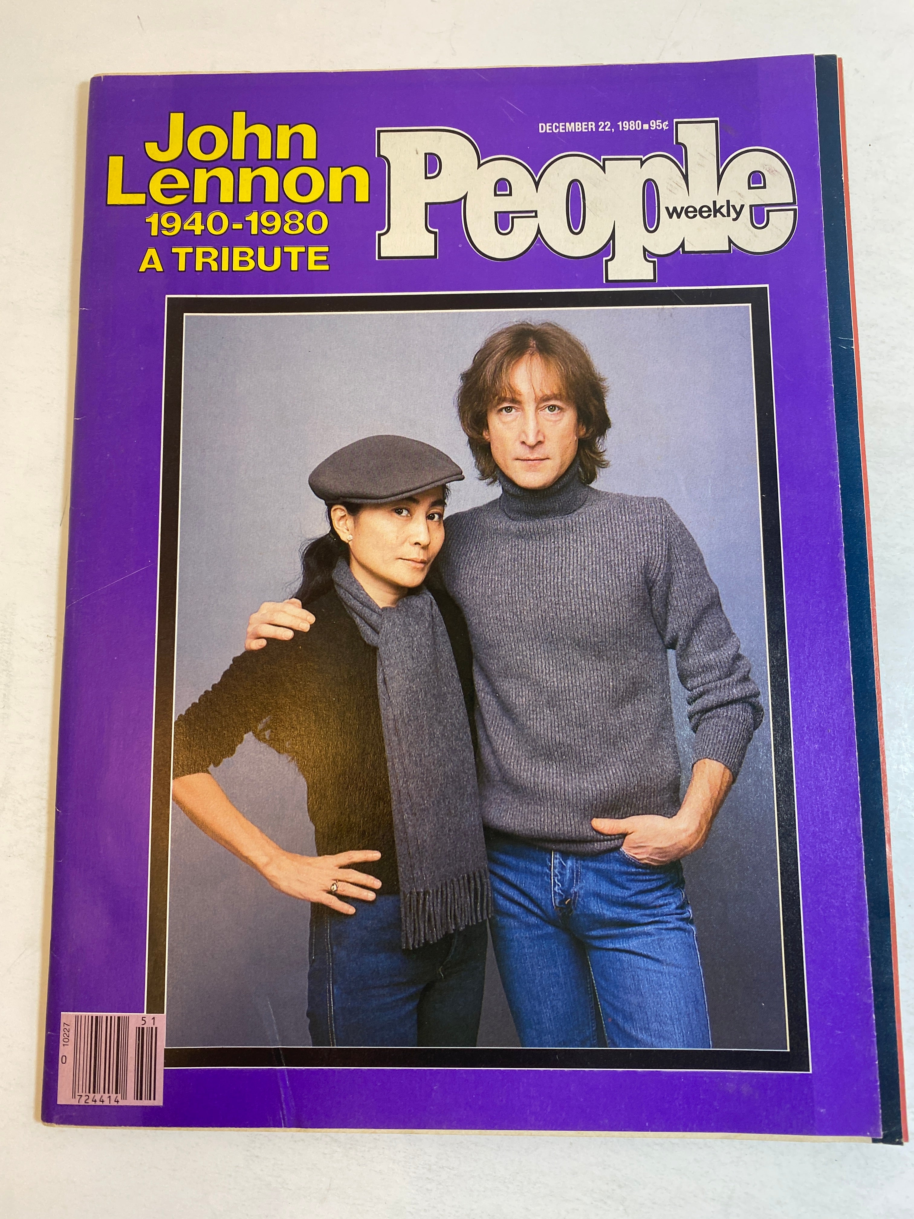 Lot of 2 John Lennon Time and People Magazines 1980