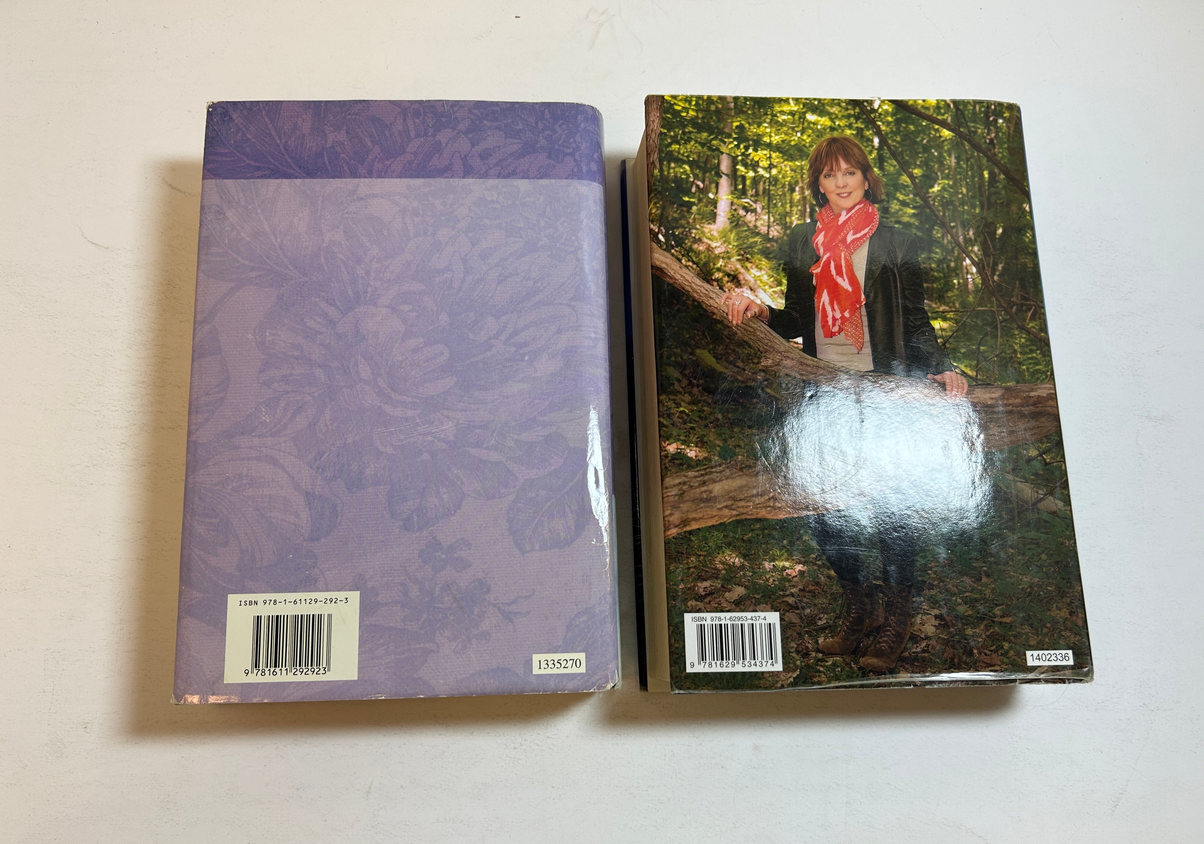 Lot of 2 LARGE PRINT Hardcover Romances Nora Roberts/Emily March HCDJ