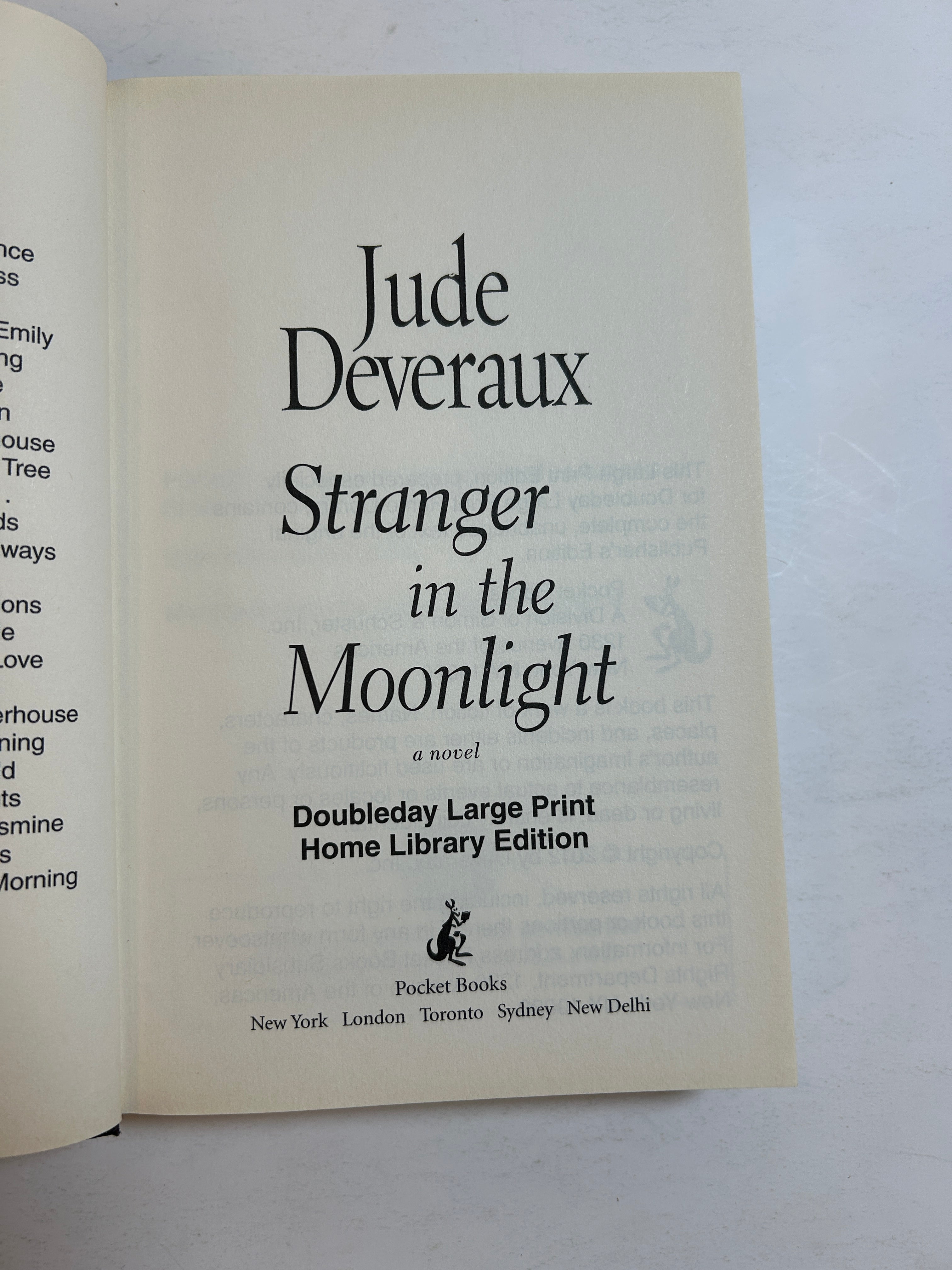 Lot of 2 LARGE PRINT Jude Deveraux Hardcover Romance HCDJ